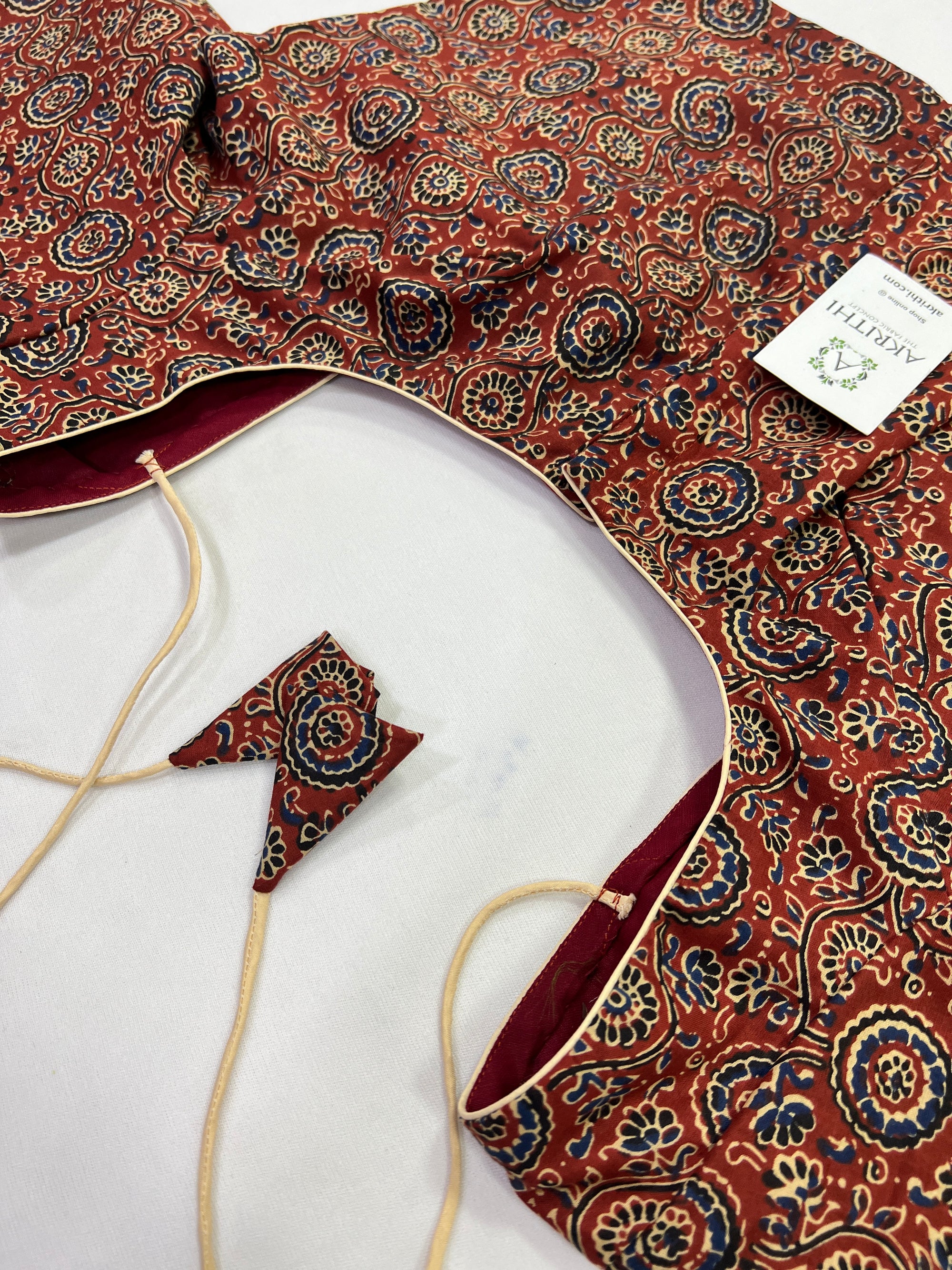 Cotton blouse with lining