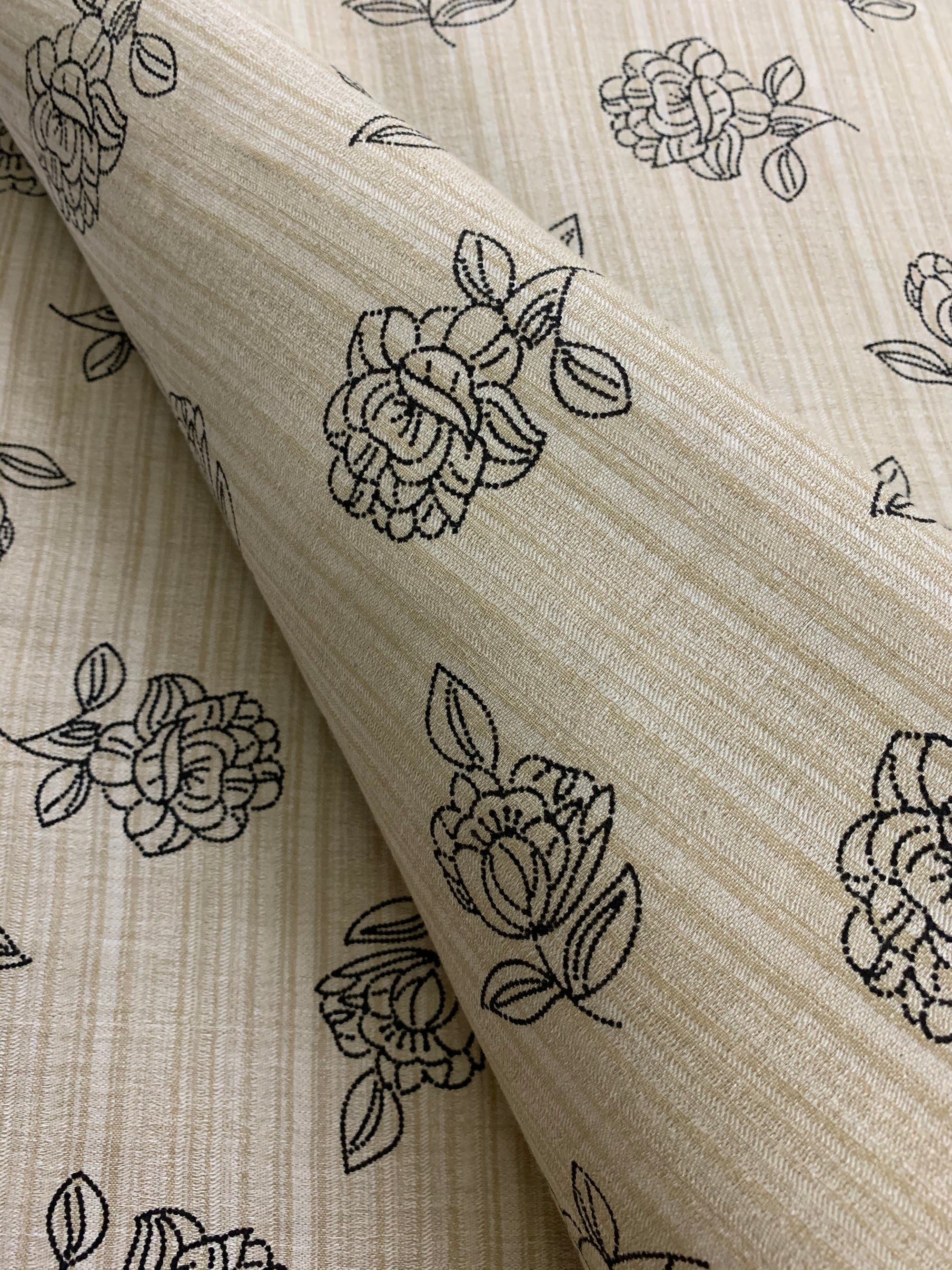 Printed kumbhi pure cotton fabric
