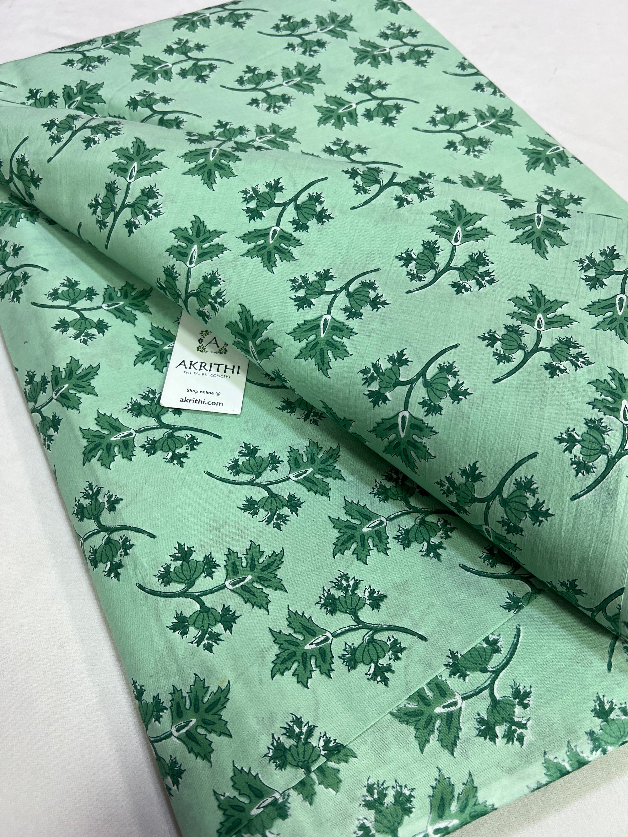 Printed pure cotton fabric