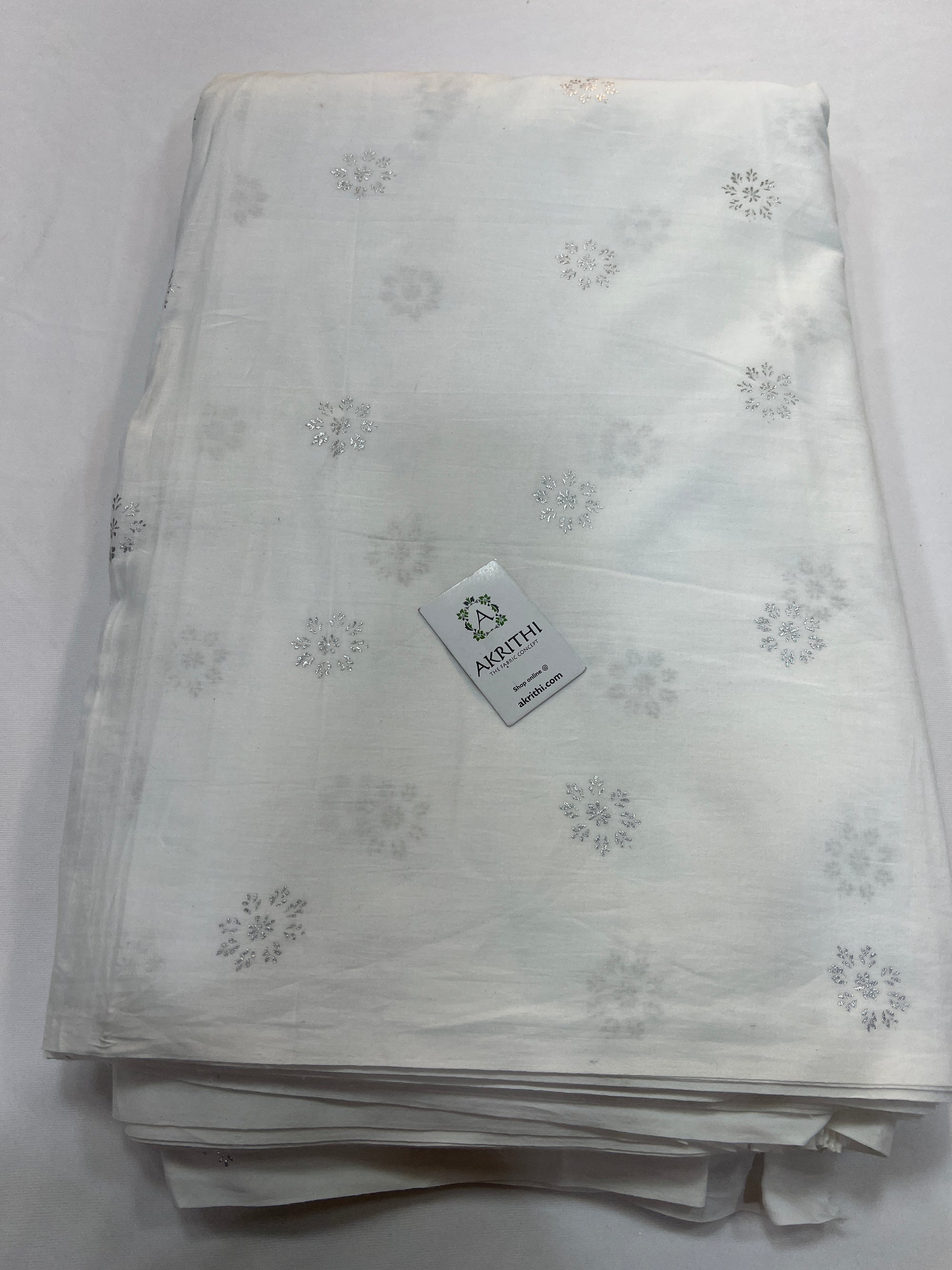 Printed pure cotton fabric