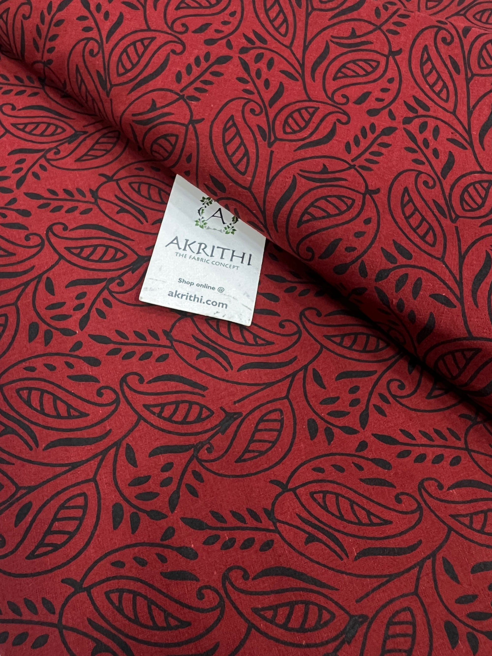 Printed pure cotton fabric