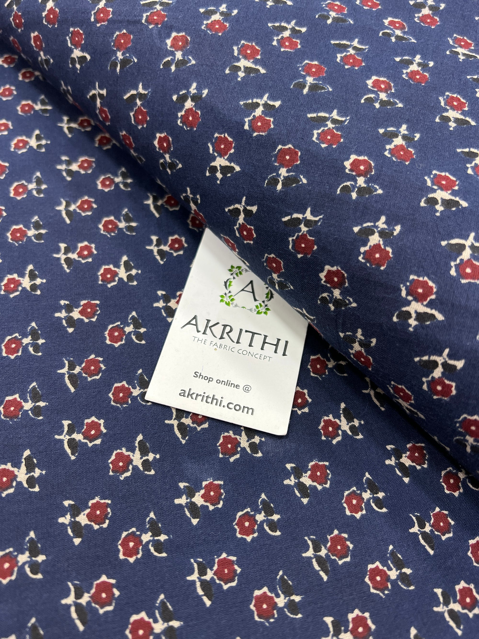 Printed pure cotton fabric