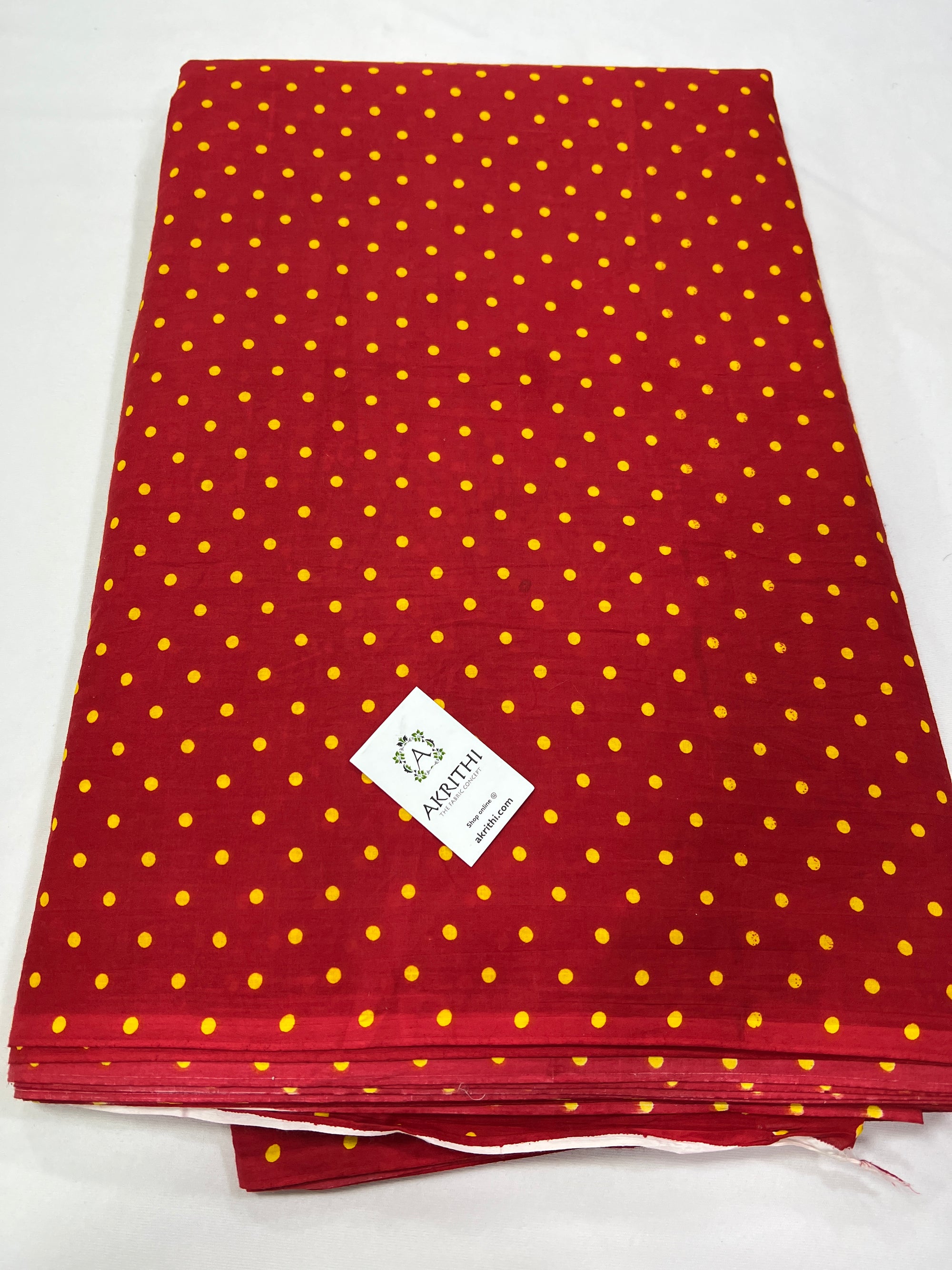 Printed pure cotton fabric