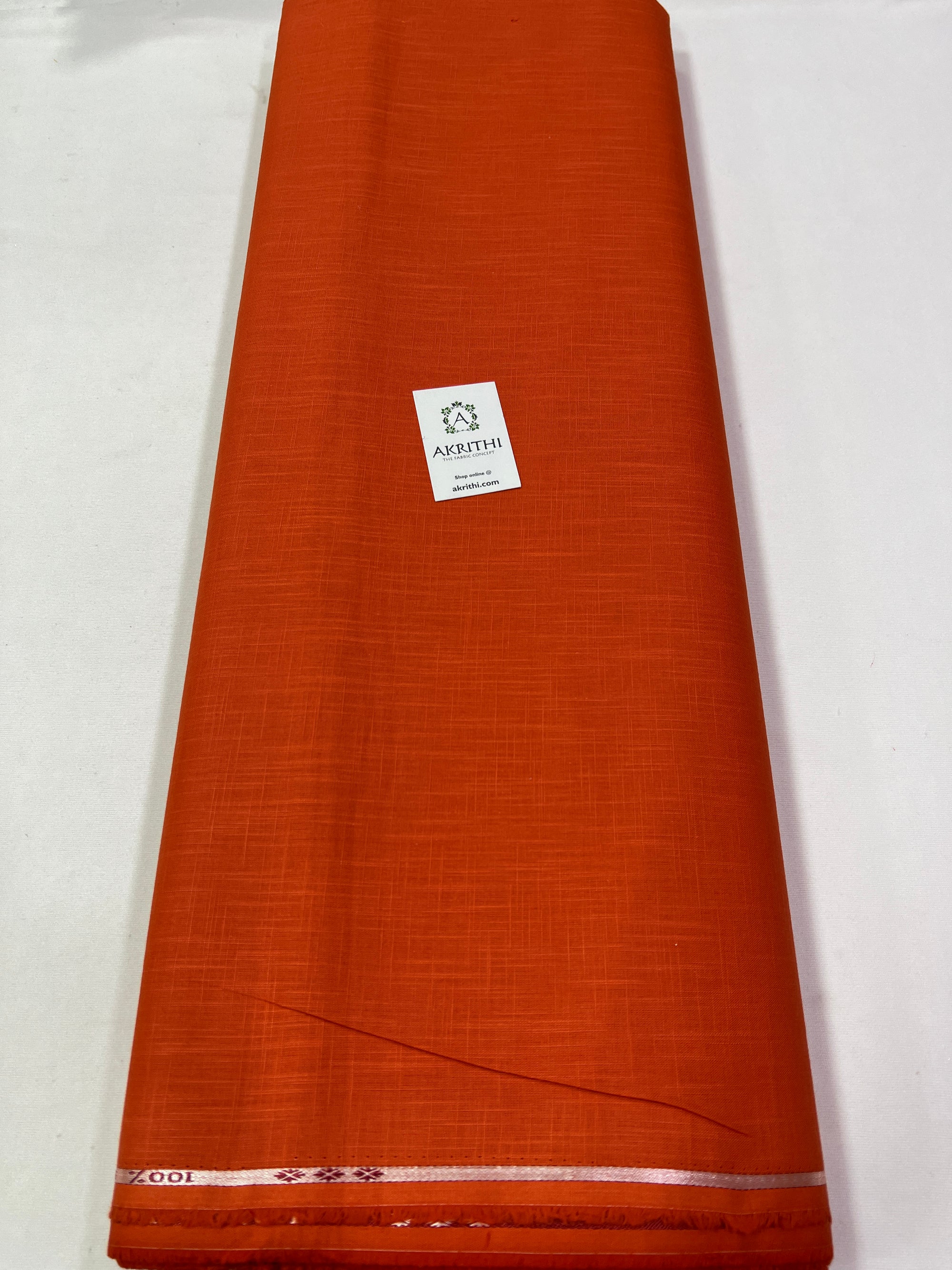 Plain cotton linen fabric