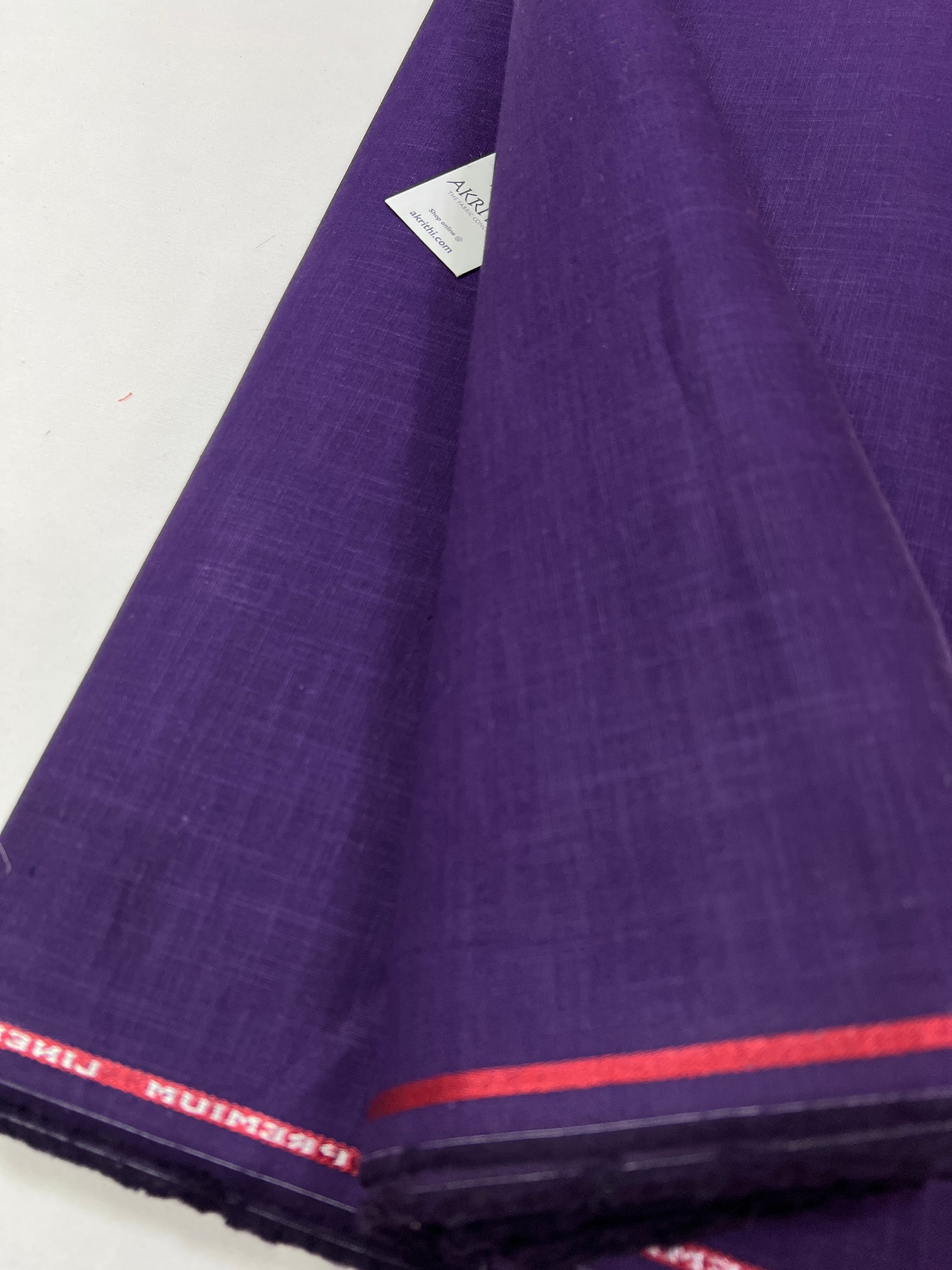 Plain cotton linen fabric