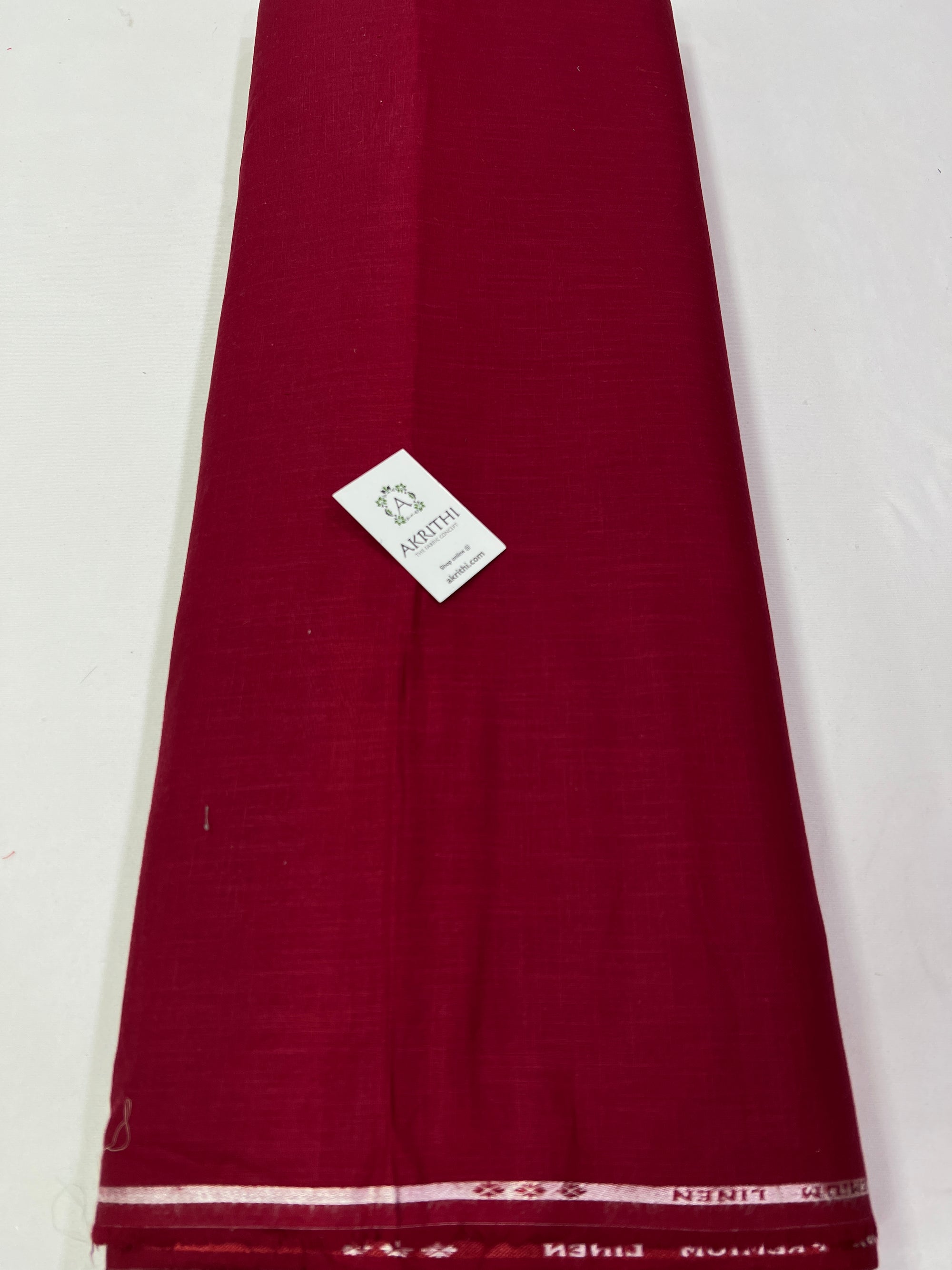 Plain cotton linen fabric