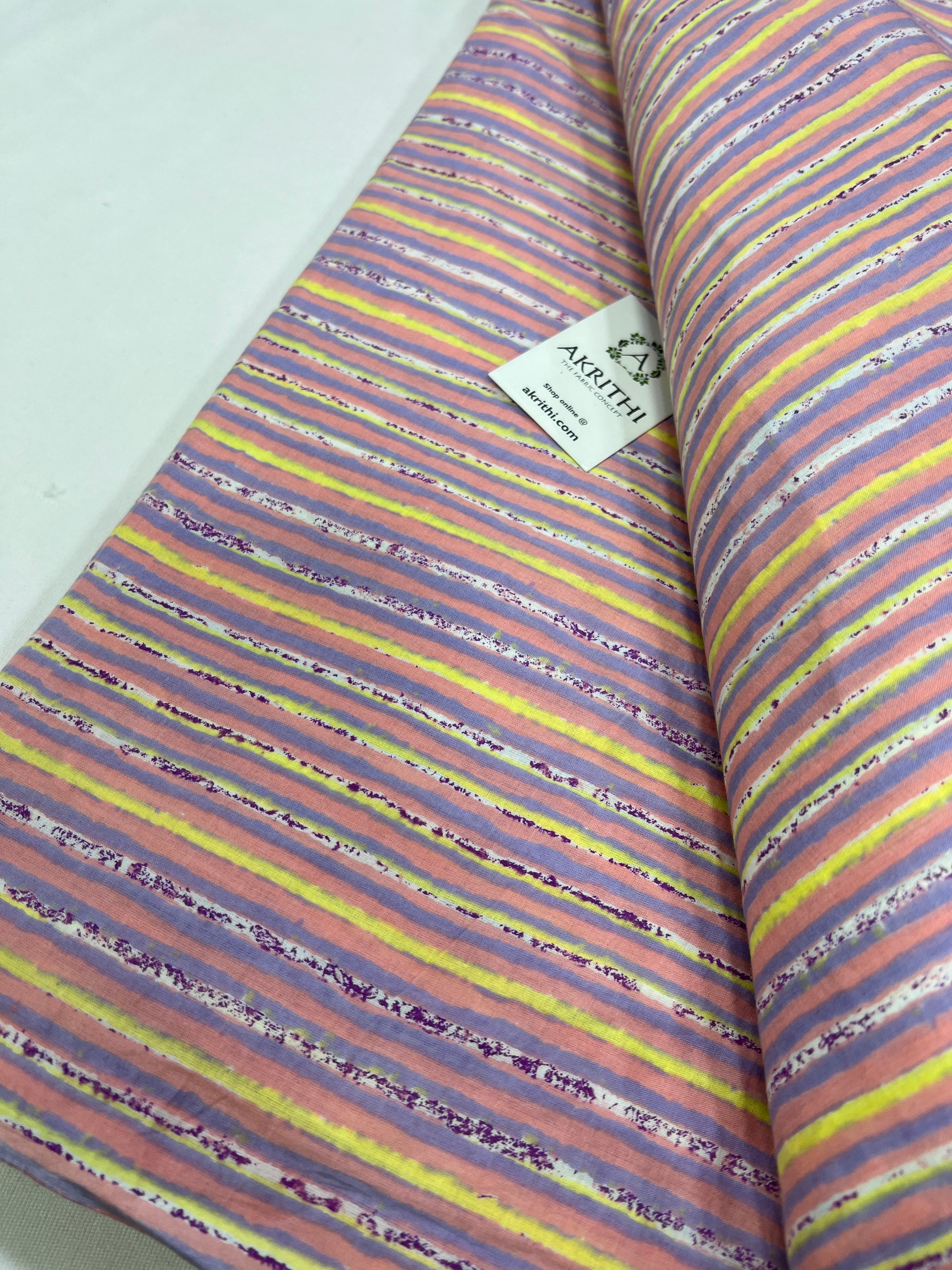 Printed pure cotton fabric