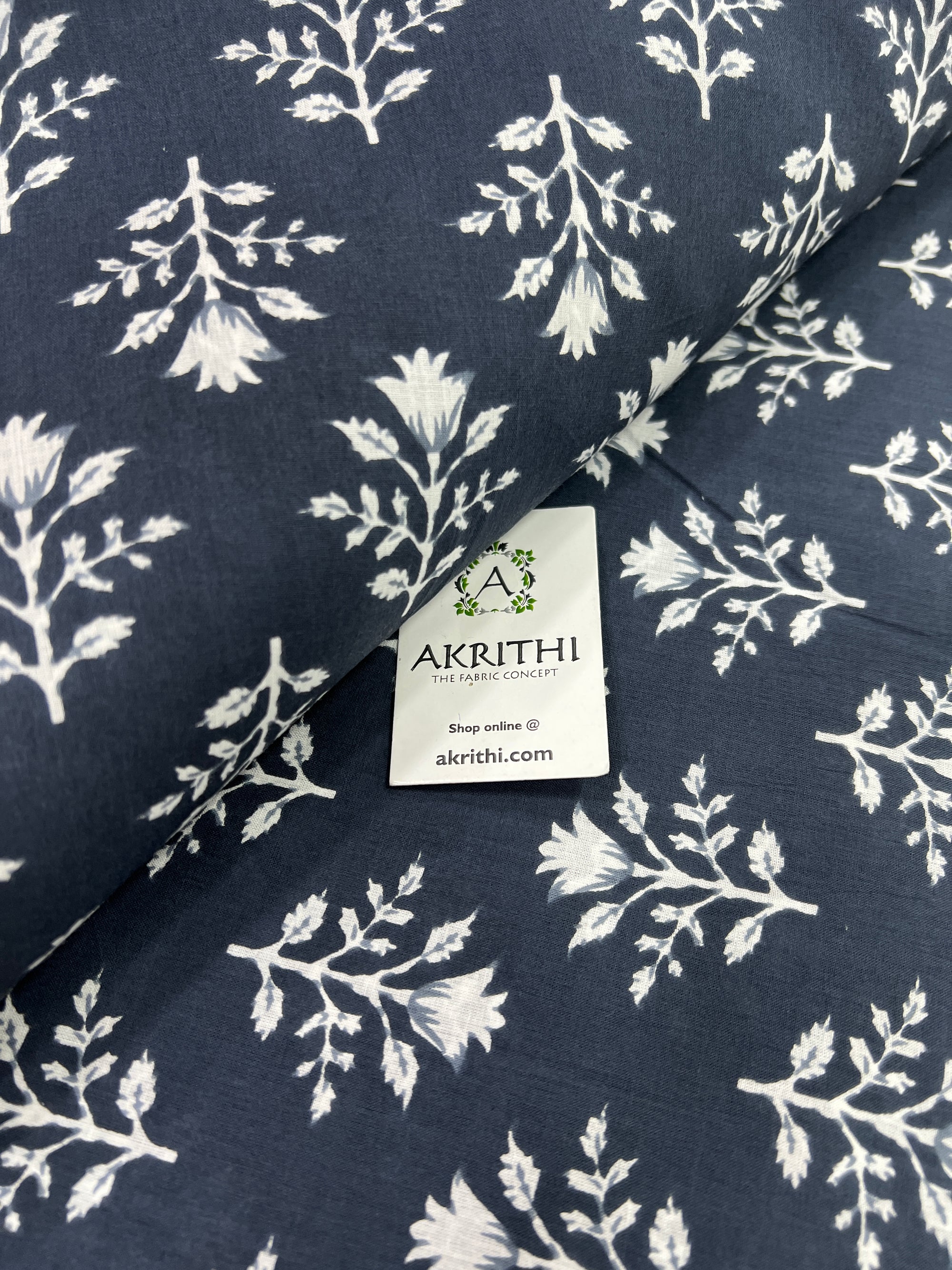 Printed pure cotton fabric