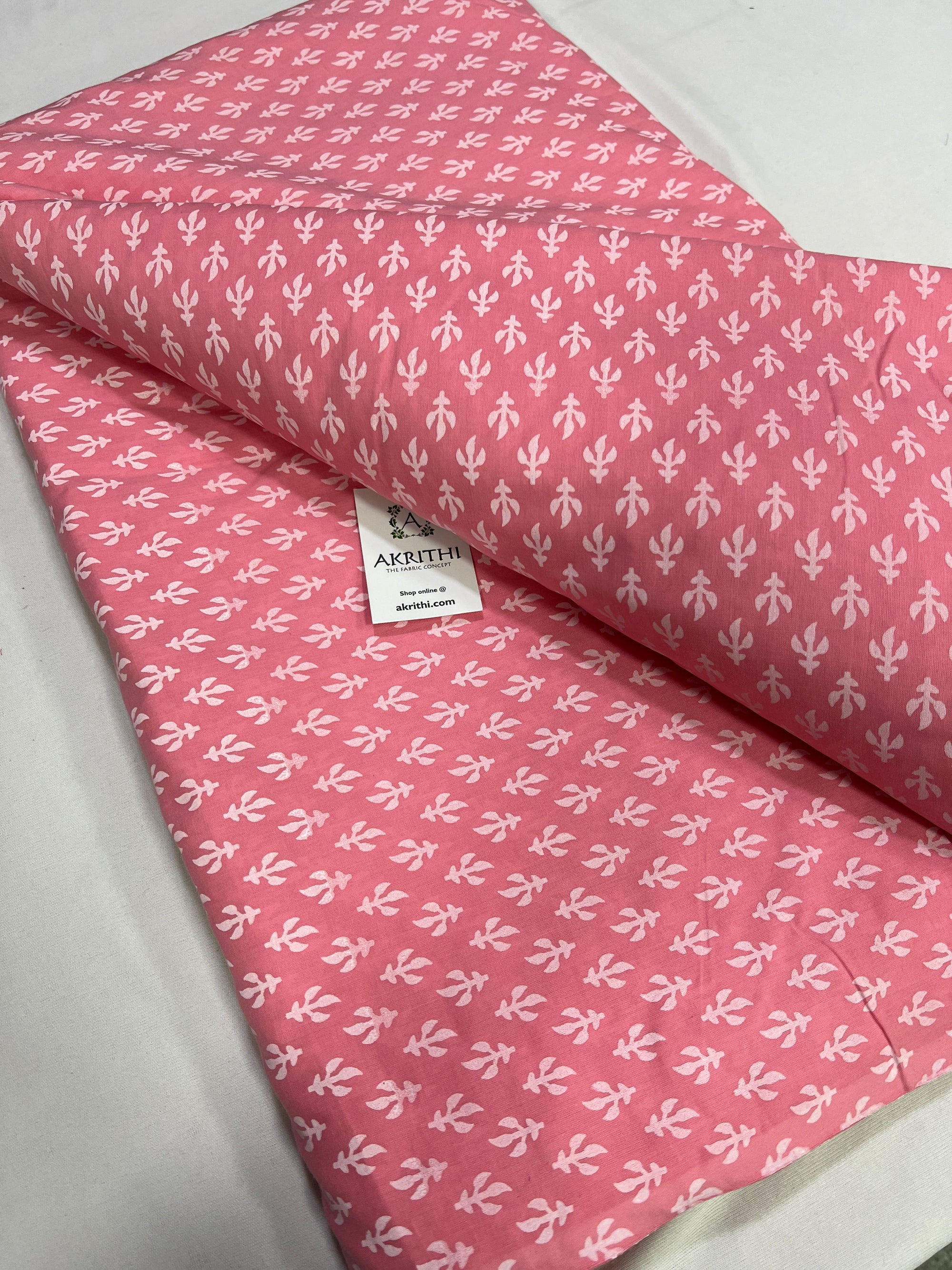 Printed pure cotton fabric