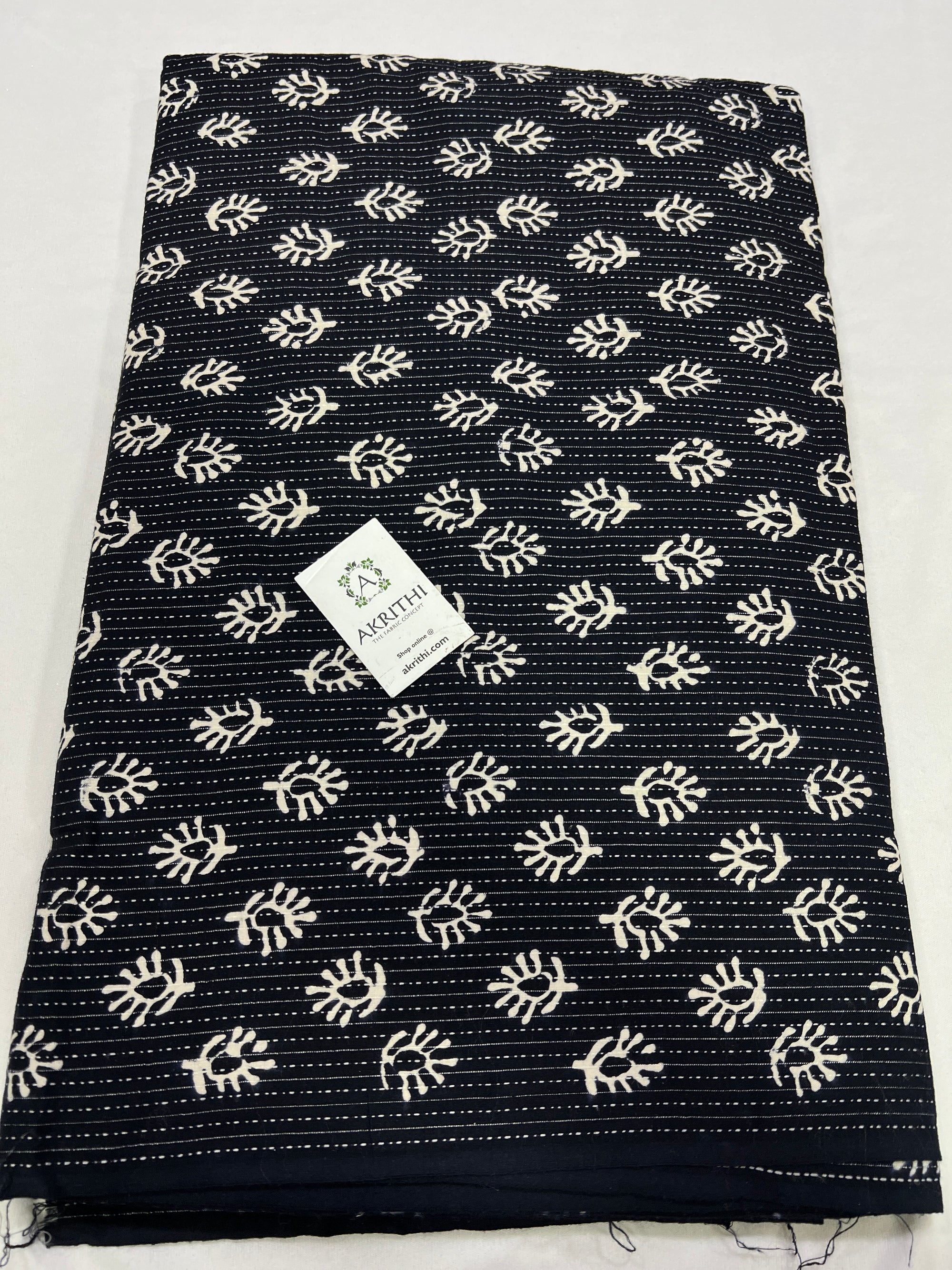 Kantha pure cotton fabric