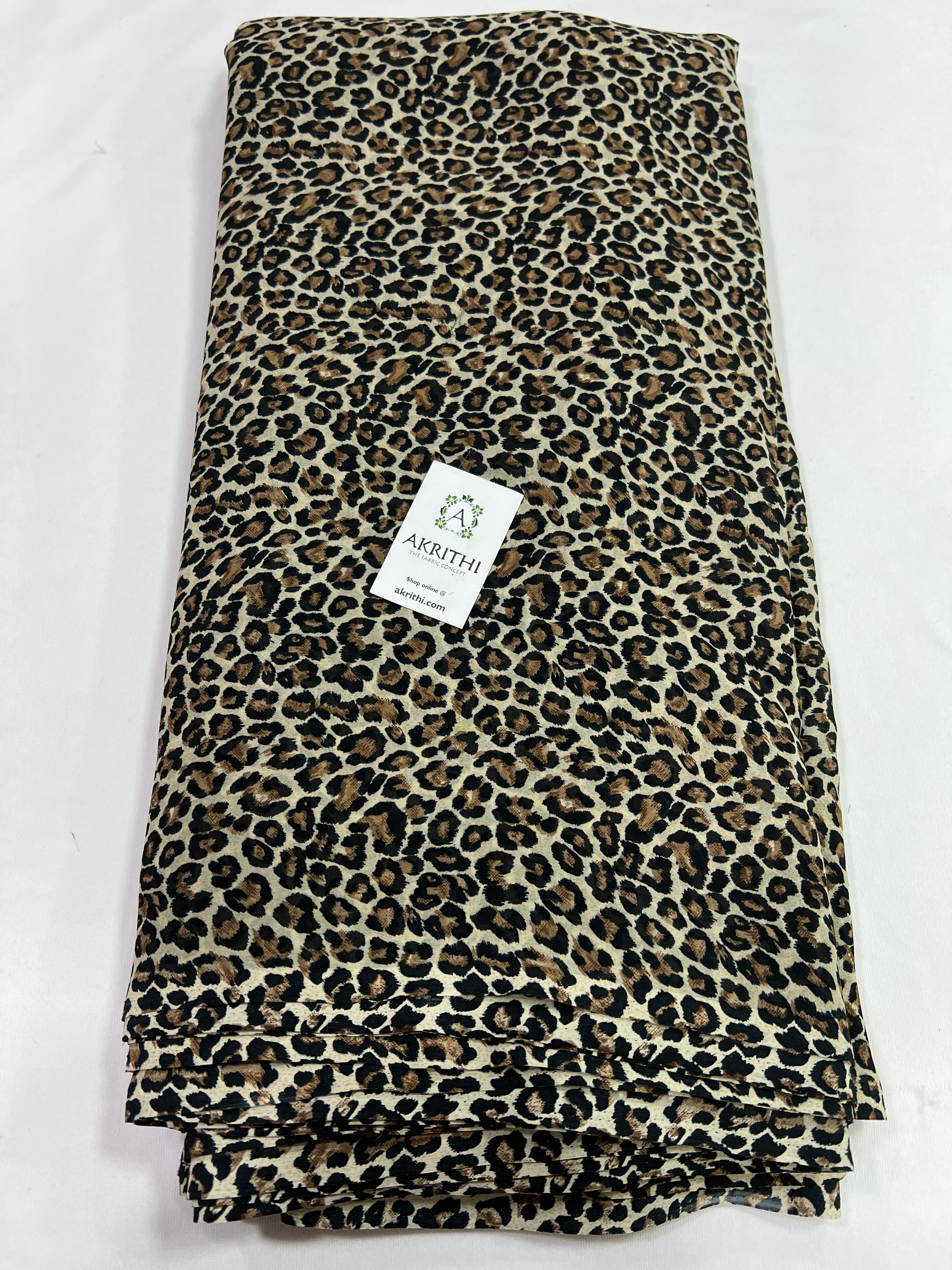 Floral printed georgette fabric