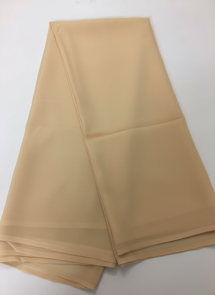 Pure silk platinum chiffon saree