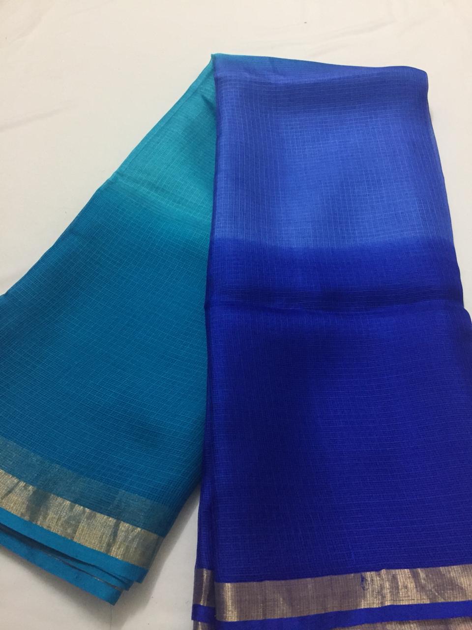 Multishaded Pure kota silk saree