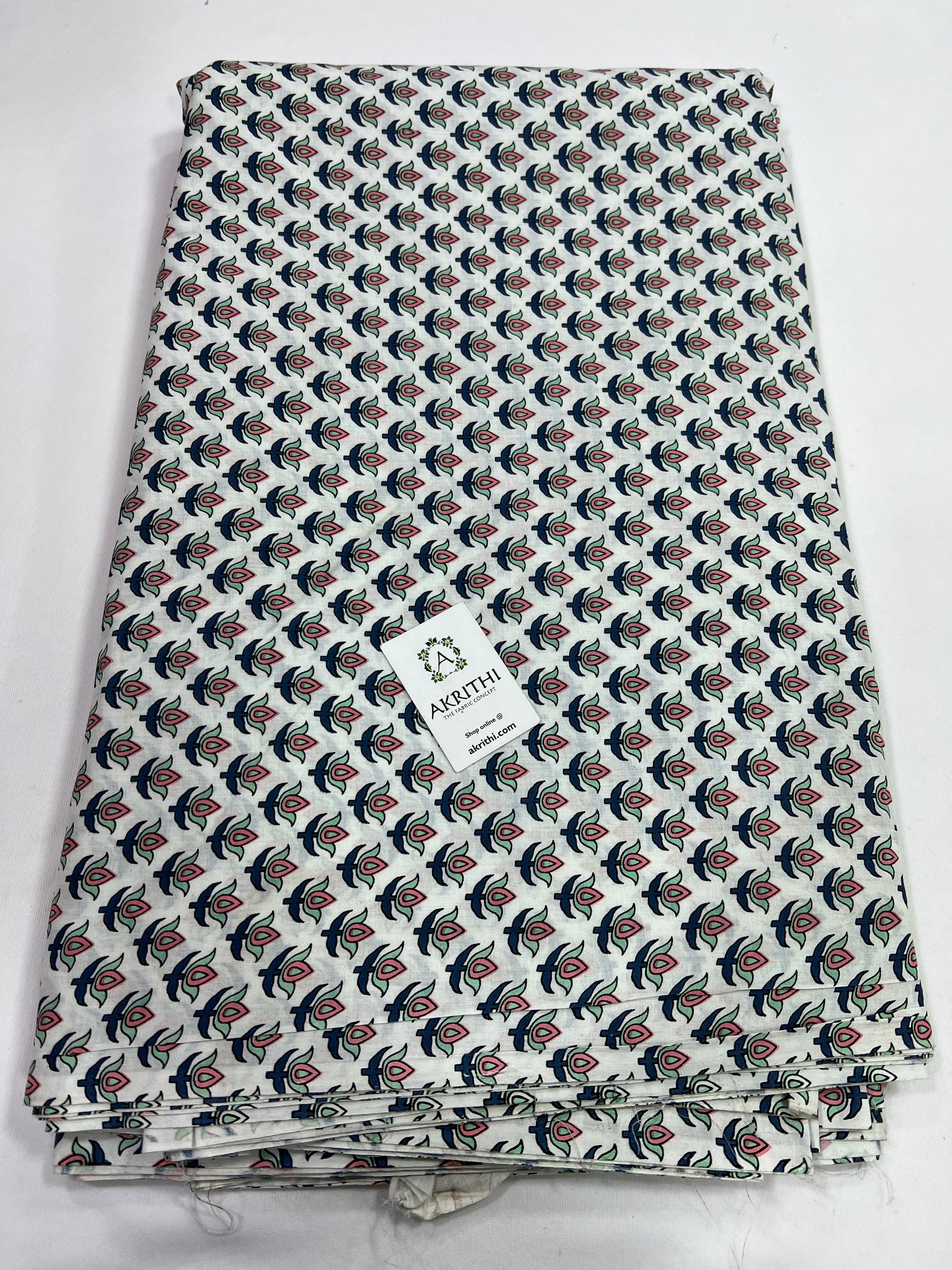 Printed pure cotton fabric