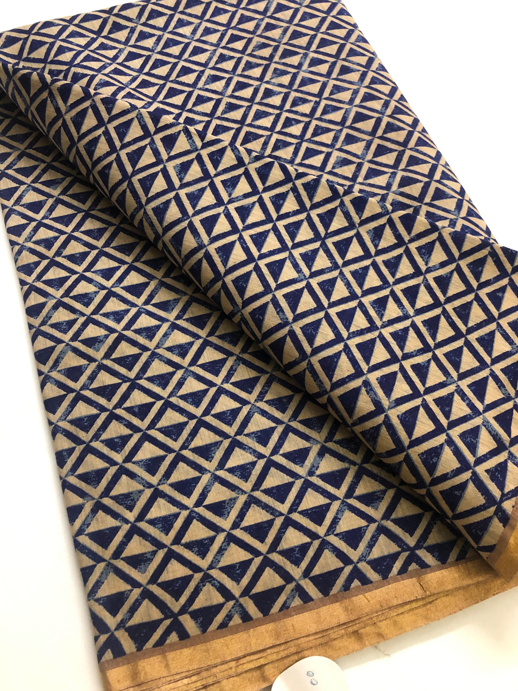Printed handloom pure munga silk saree
