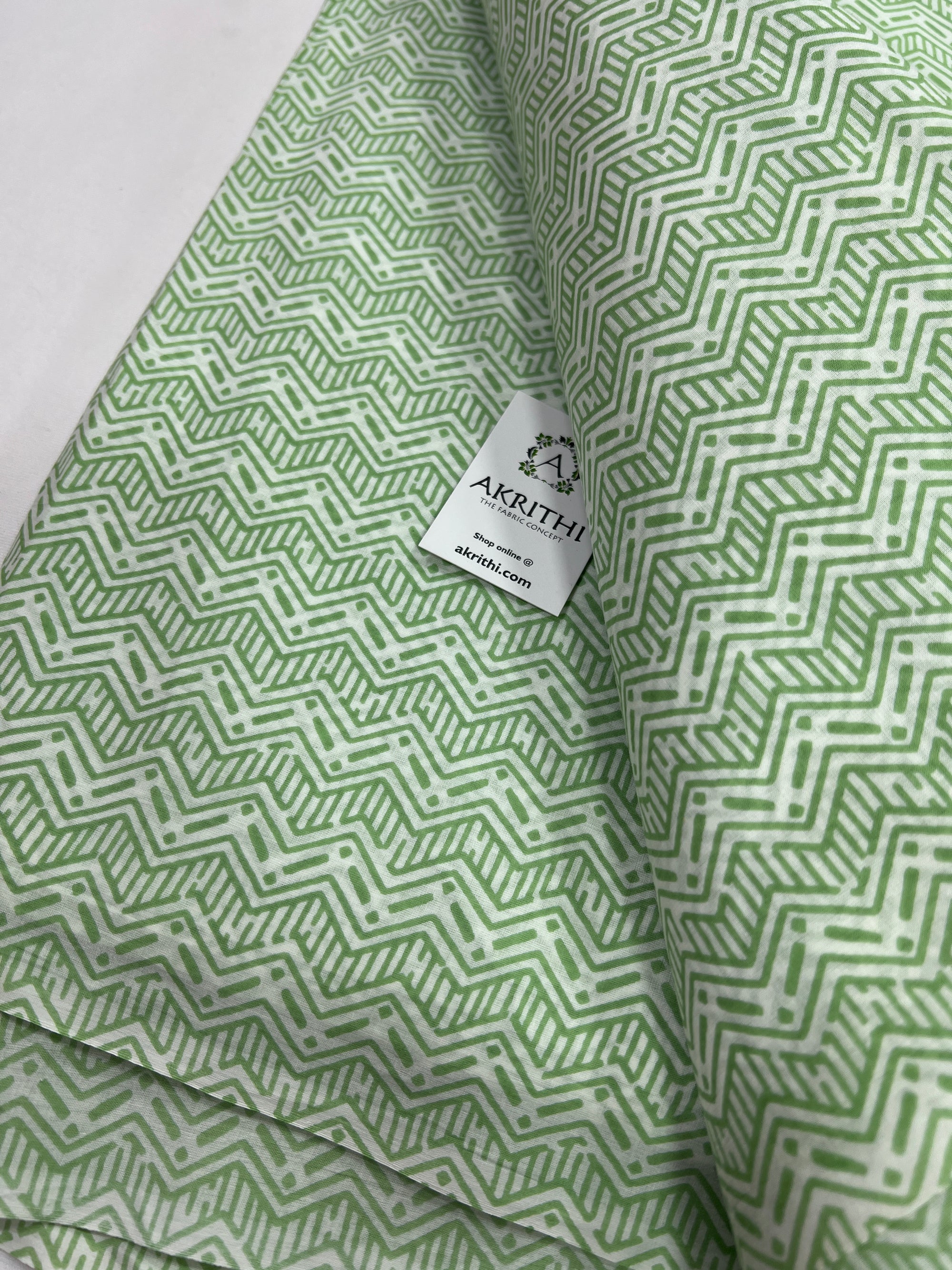 Printed pure cotton fabric