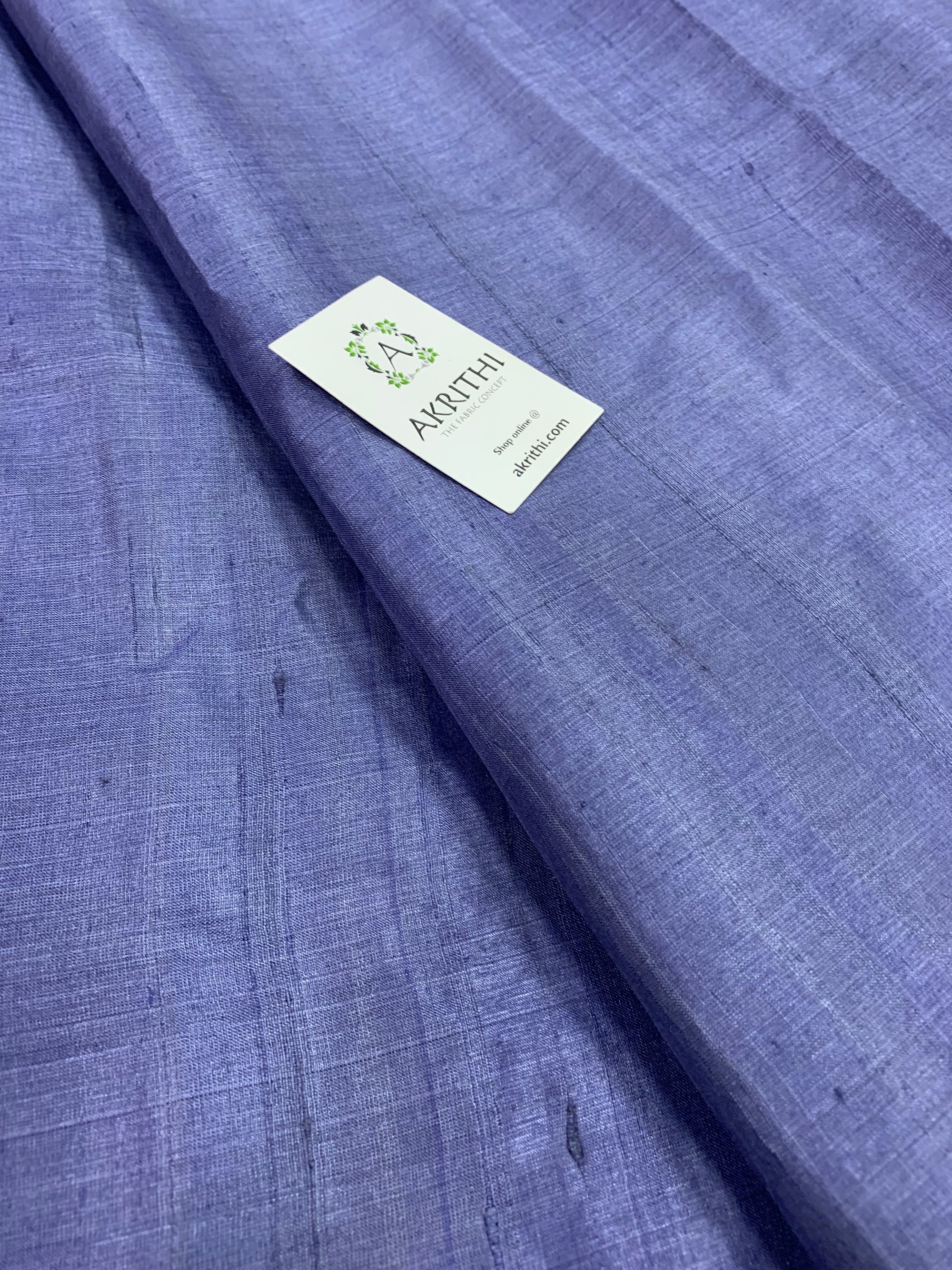 Block printed Handloom pure tussar silk saree