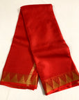 Pure kota silk saree with temple border