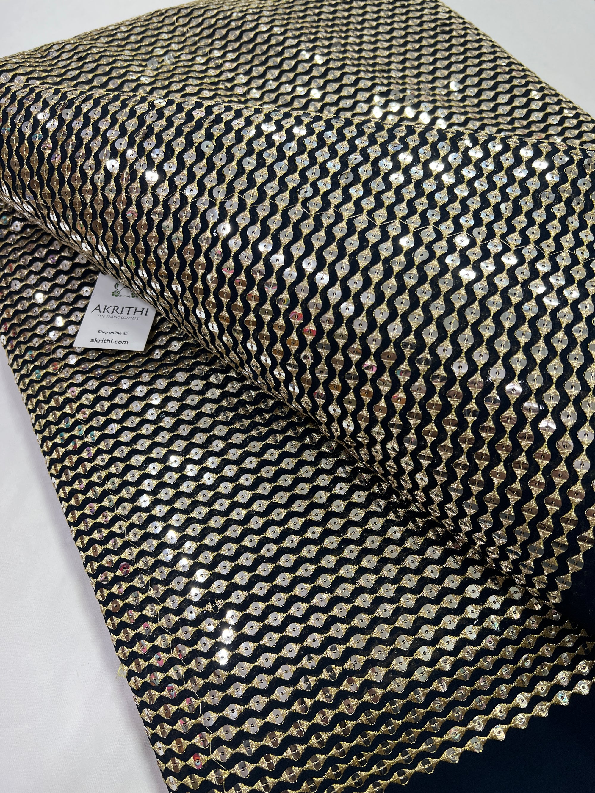 Embroidery on Georgette fabric