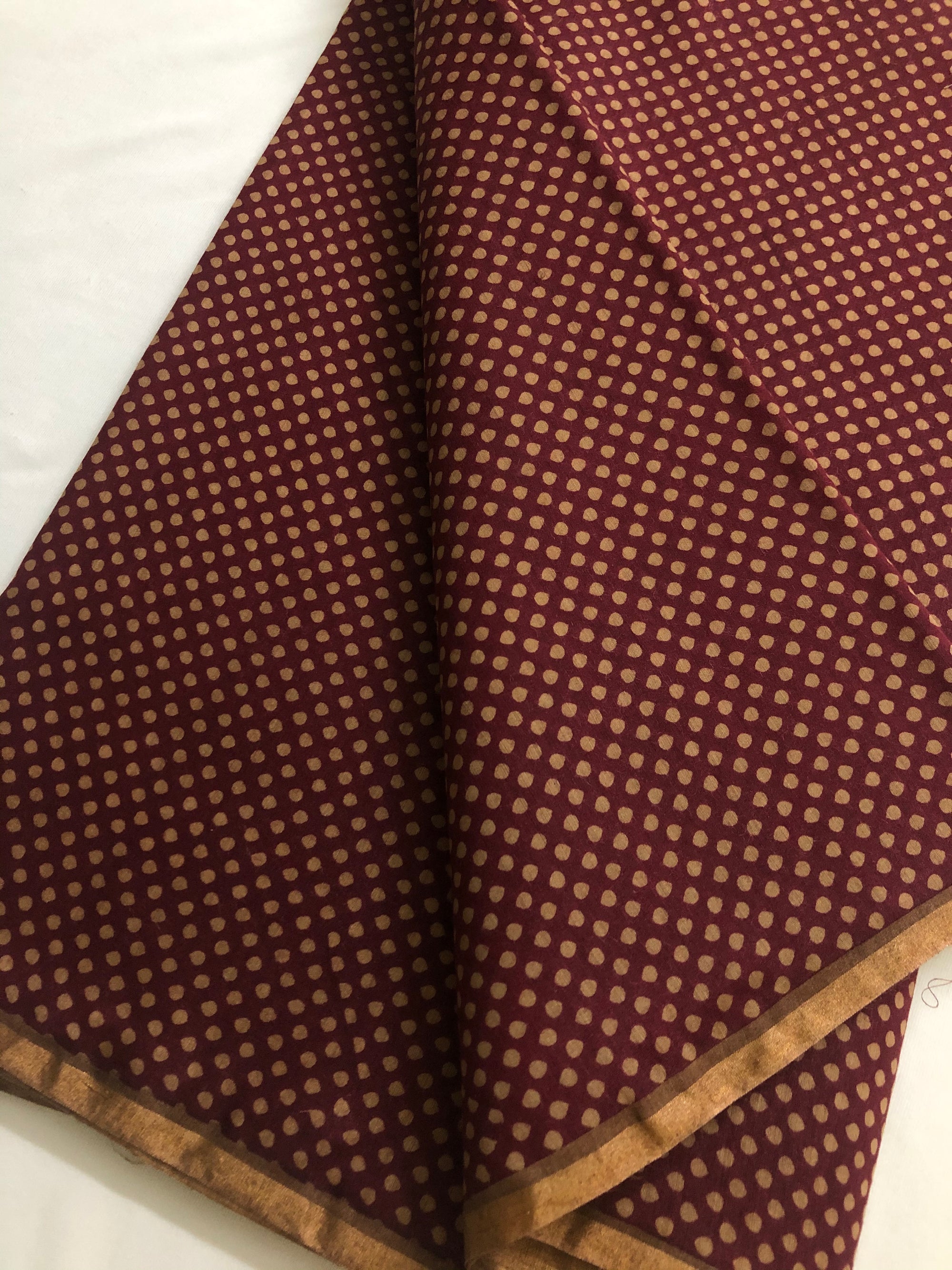 Printed handloom pure munga silk saree