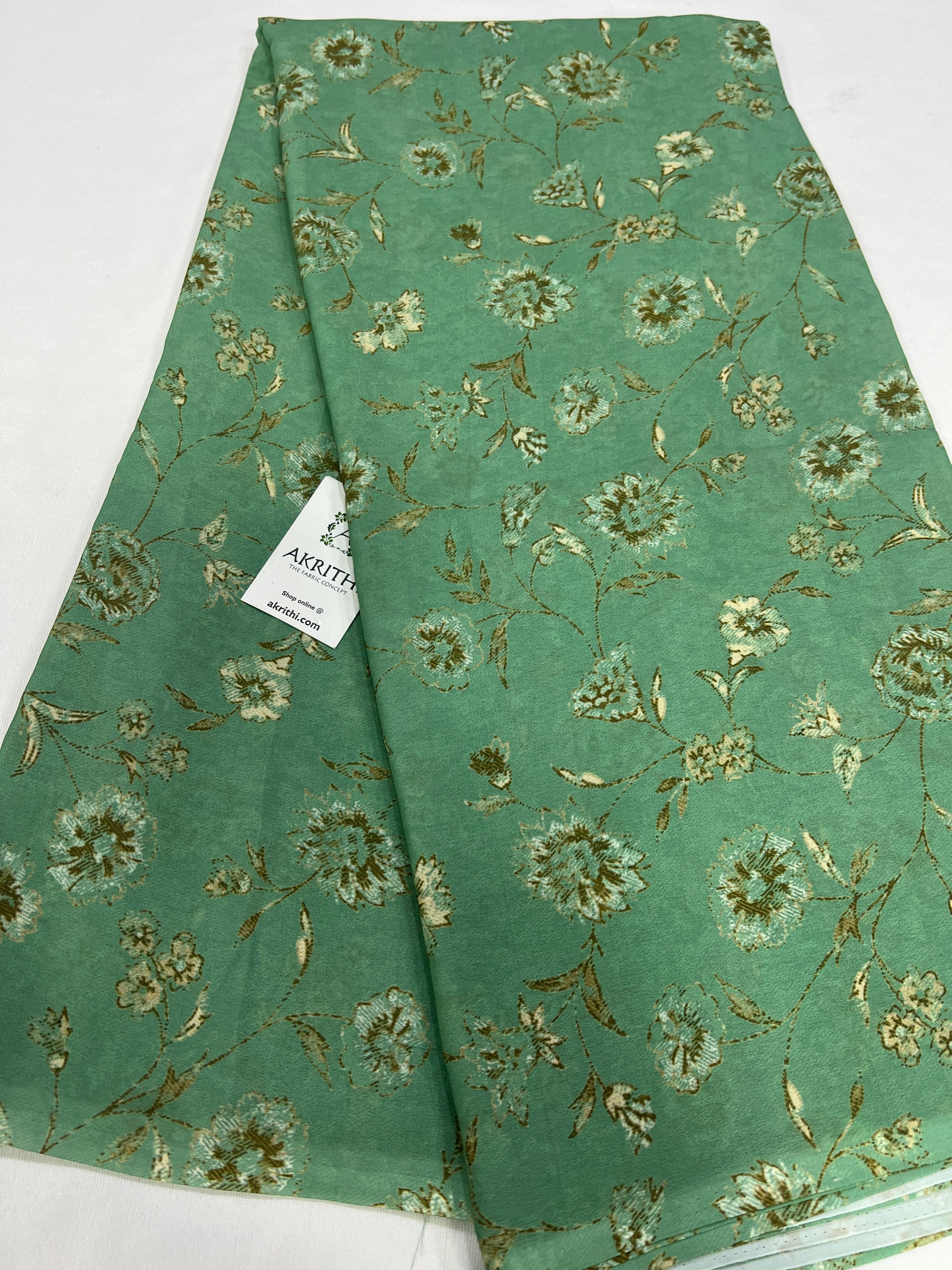 Digital printed georgette saree