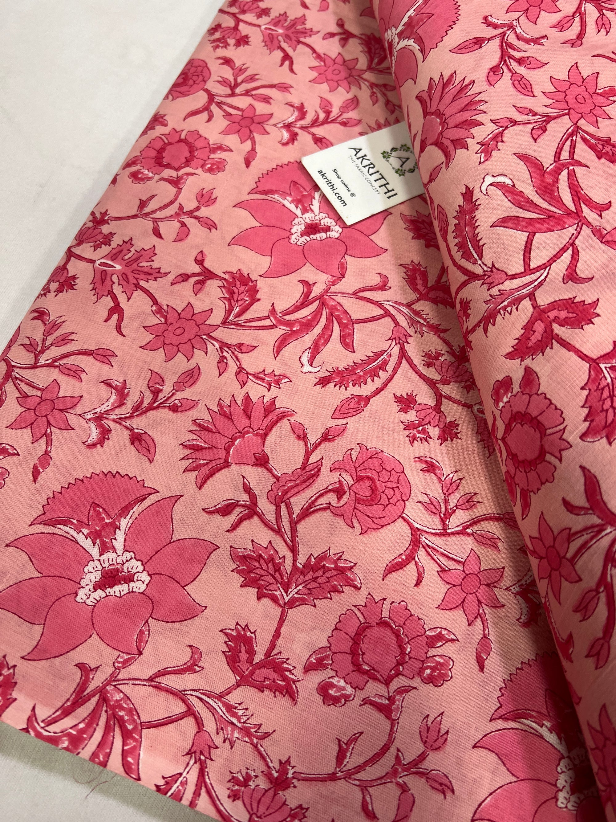 Printed pure cotton fabric