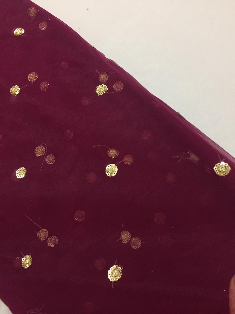 Butti net fabric