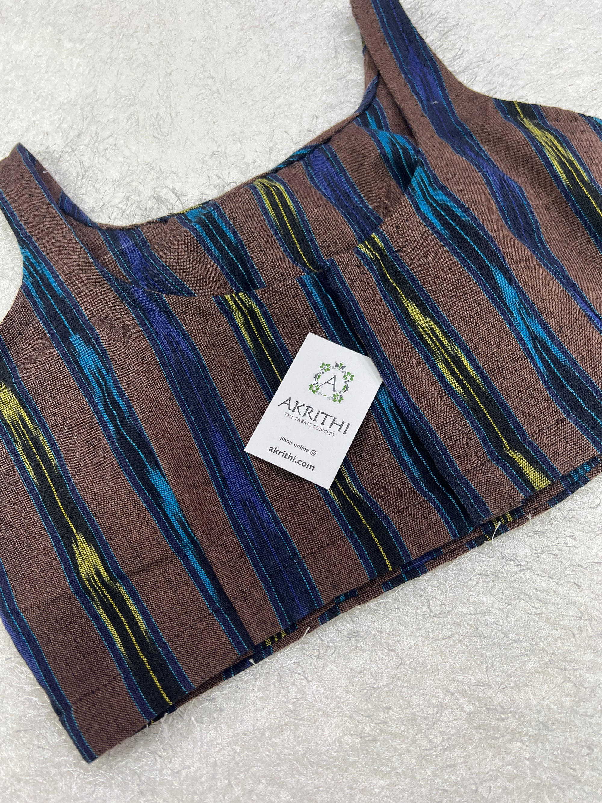 Ikat cotton blouse