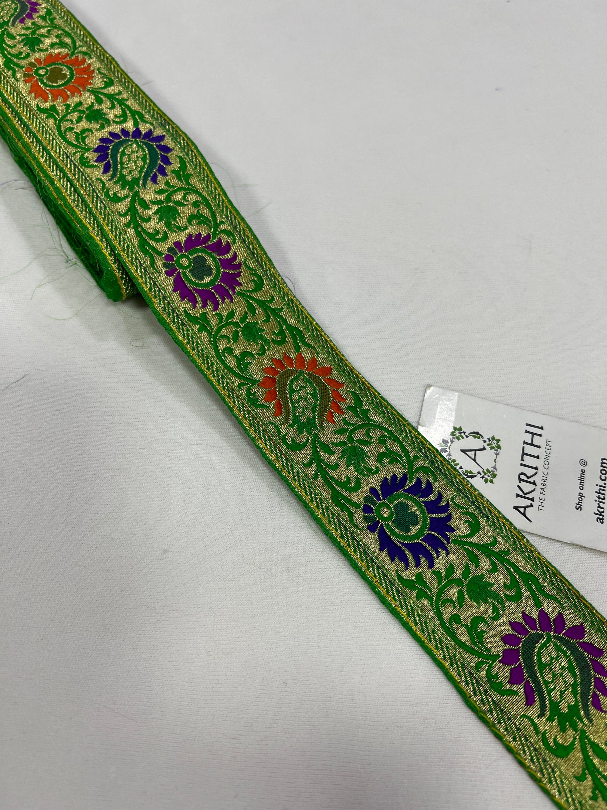 Handloom Banarasi lace 9 metres roll