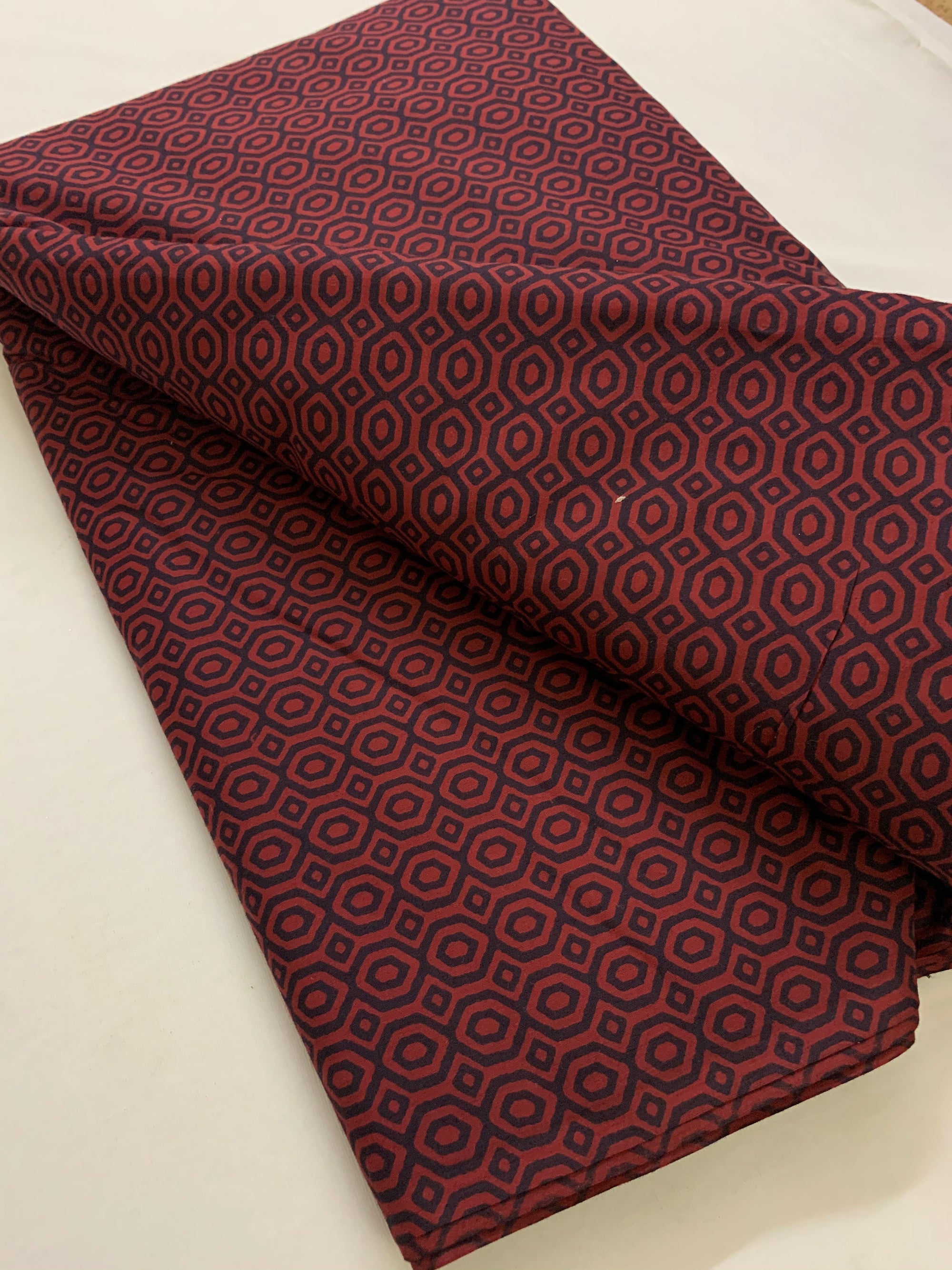 Printed pure cotton fabric