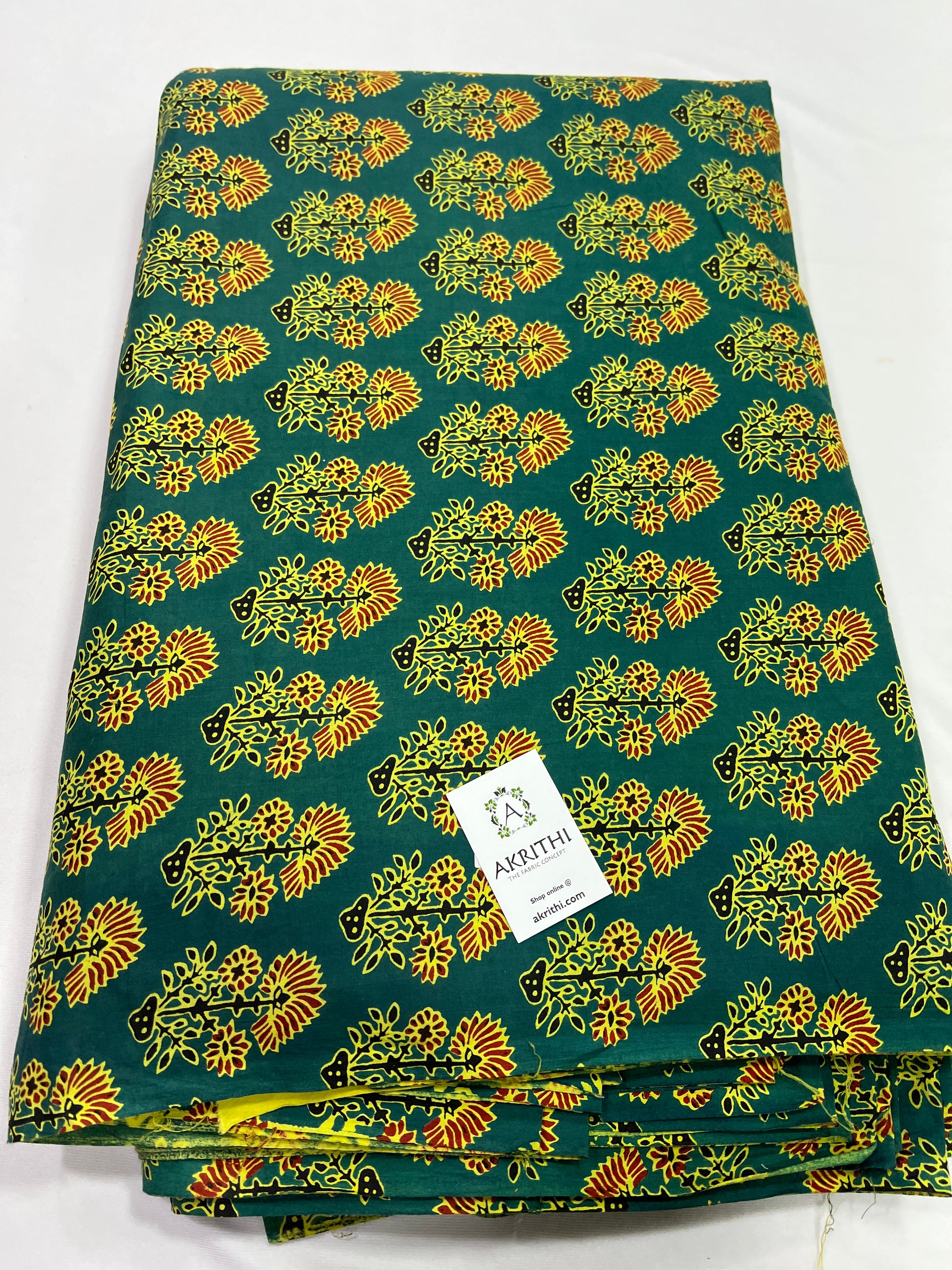 Printed pure cotton