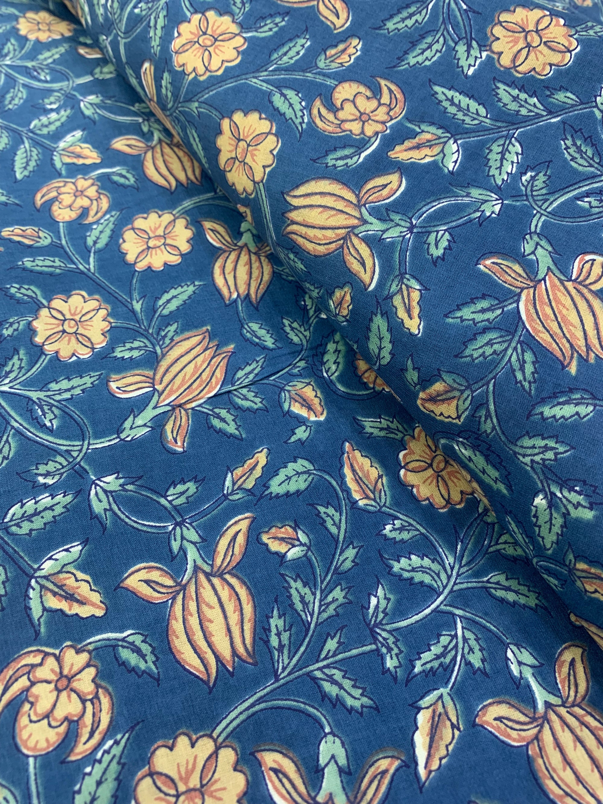 Printed pure cotton fabric