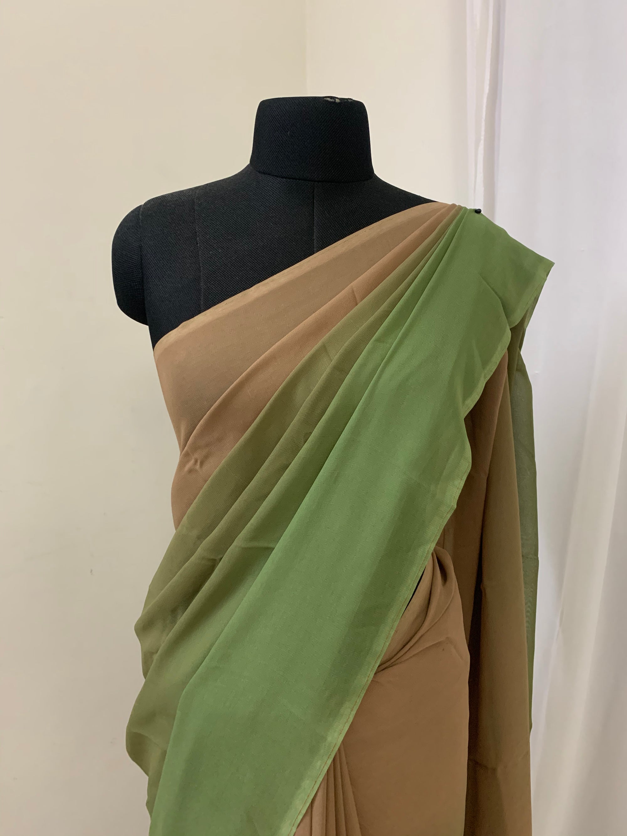 Shaded georgette saree