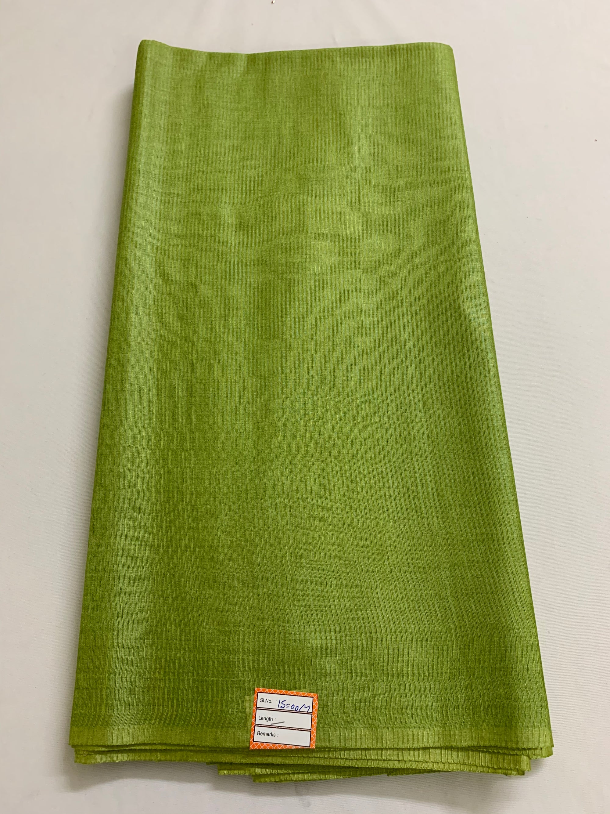 Striped Pure Tussar silk fabric