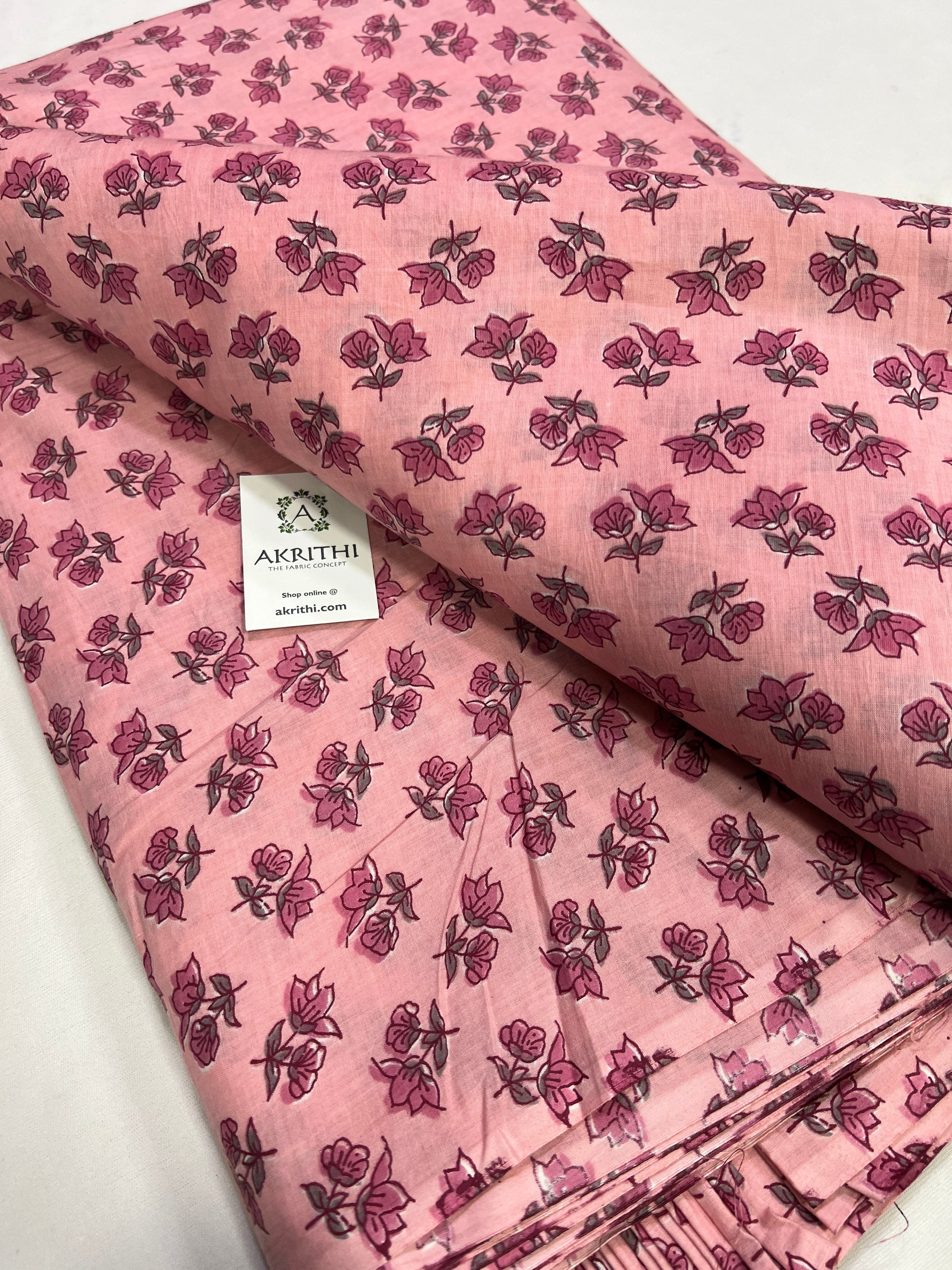 Printed pure cotton fabric