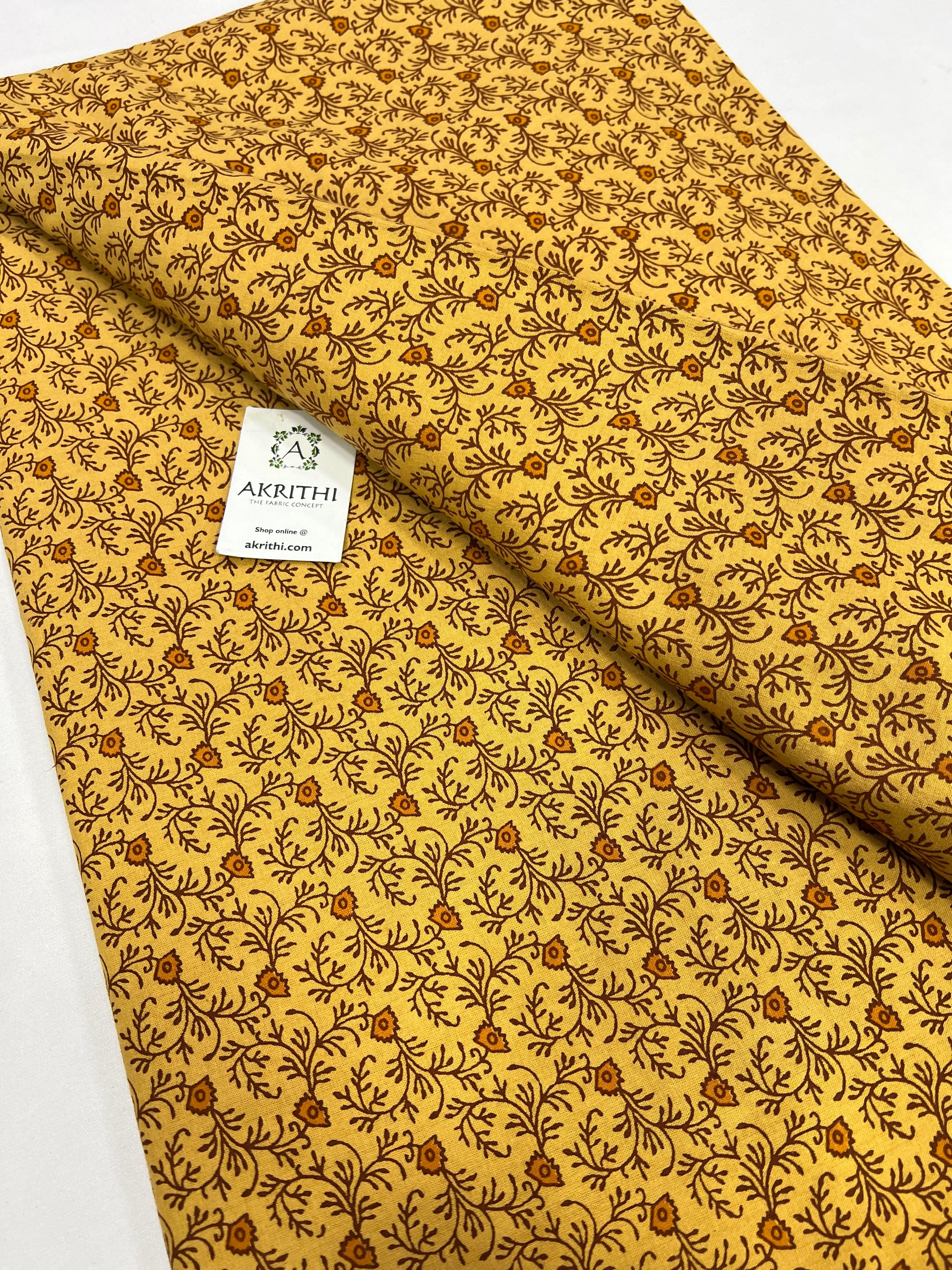 Printed pure cotton fabric