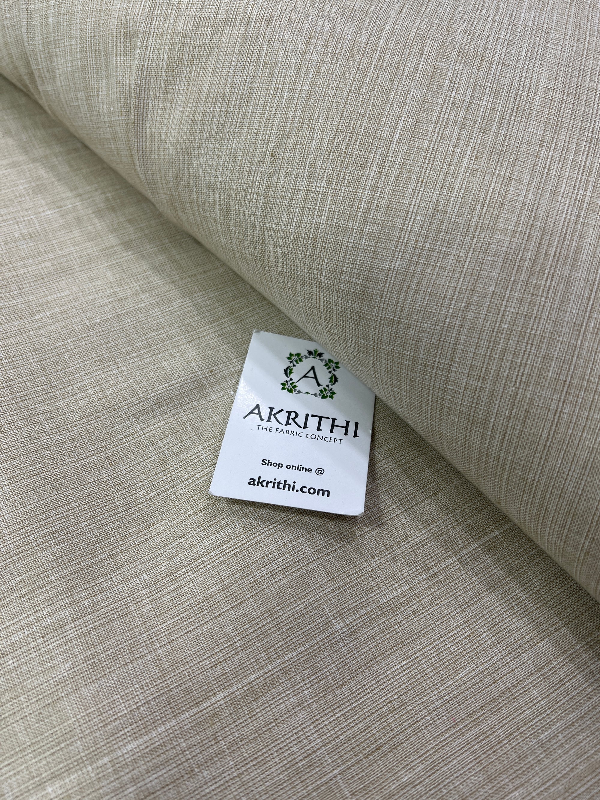 Plain cotton fabric