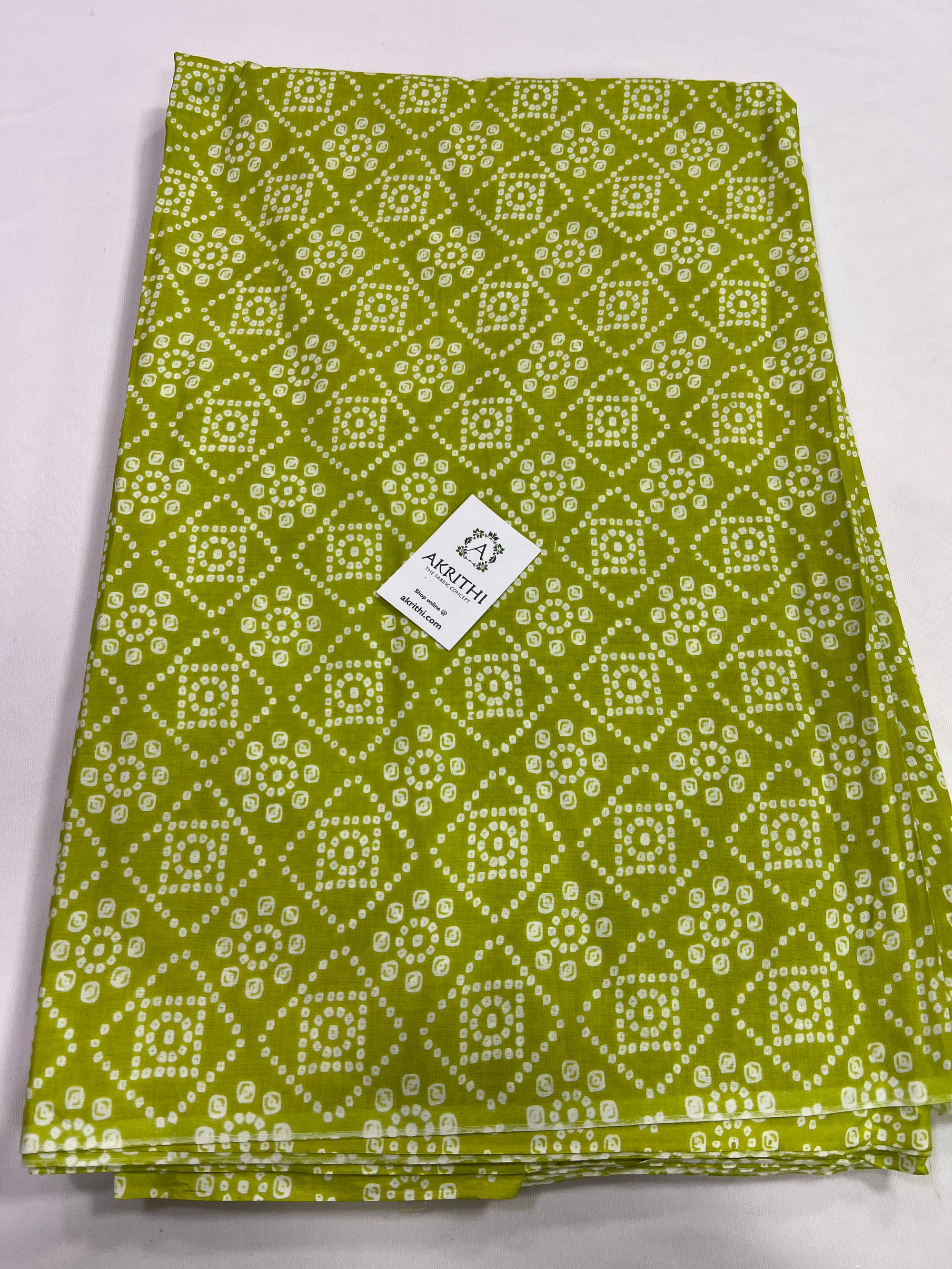 Printed pure cotton fabric