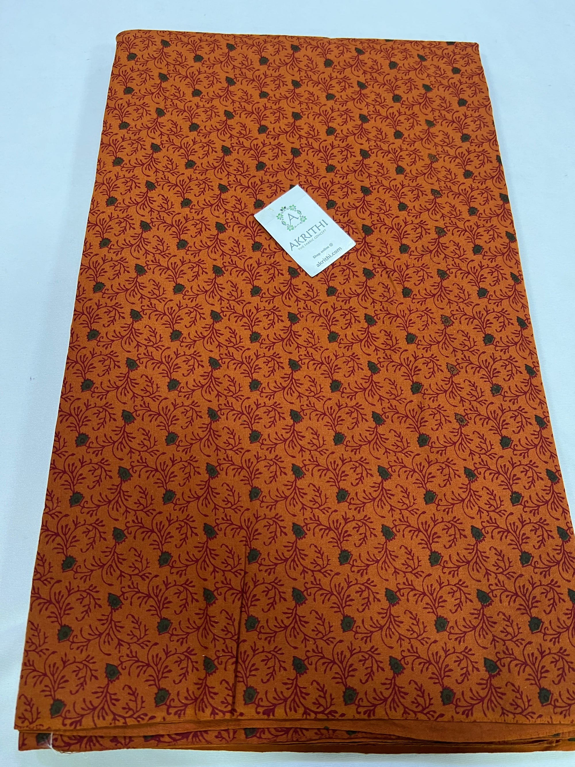 Printed pure cotton fabric