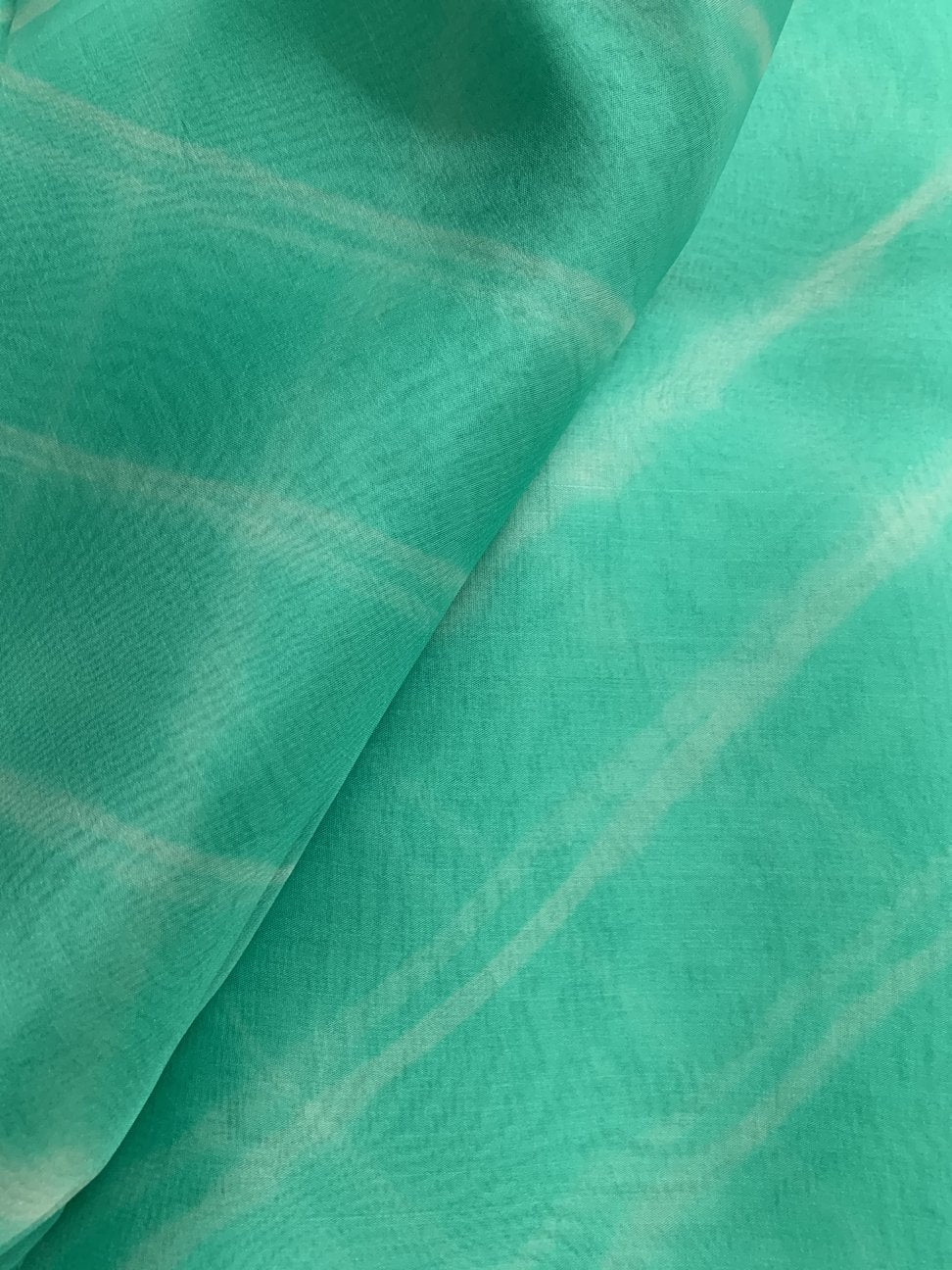 PURE SILK ORGANZA LEHERIYA DUPATTA
