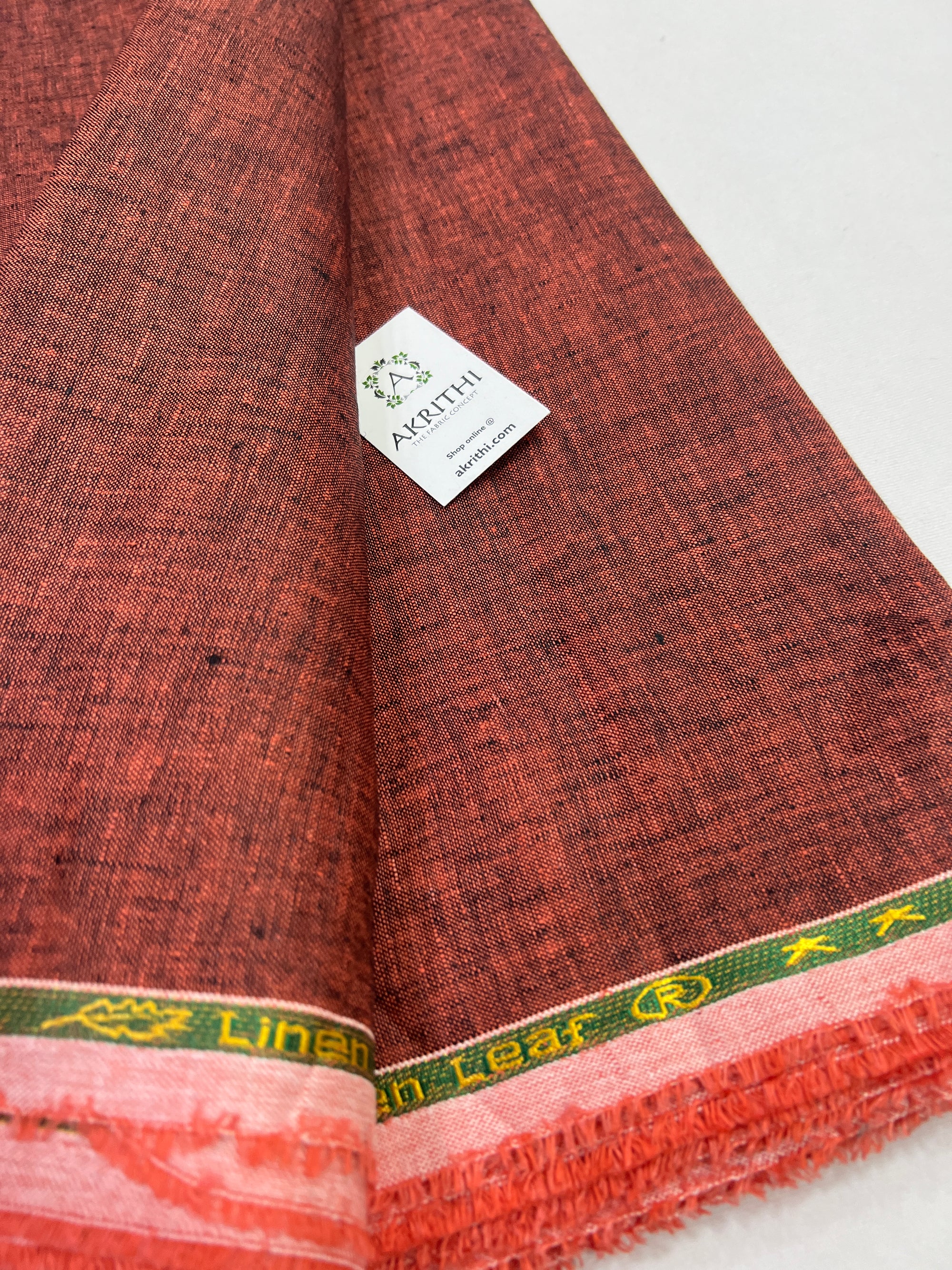 Pure linen fabric