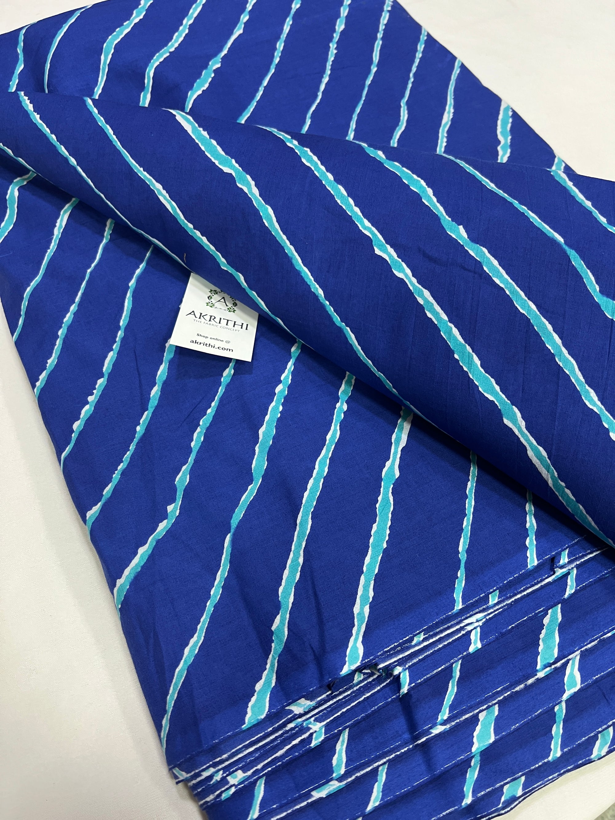Printed pure cotton fabric