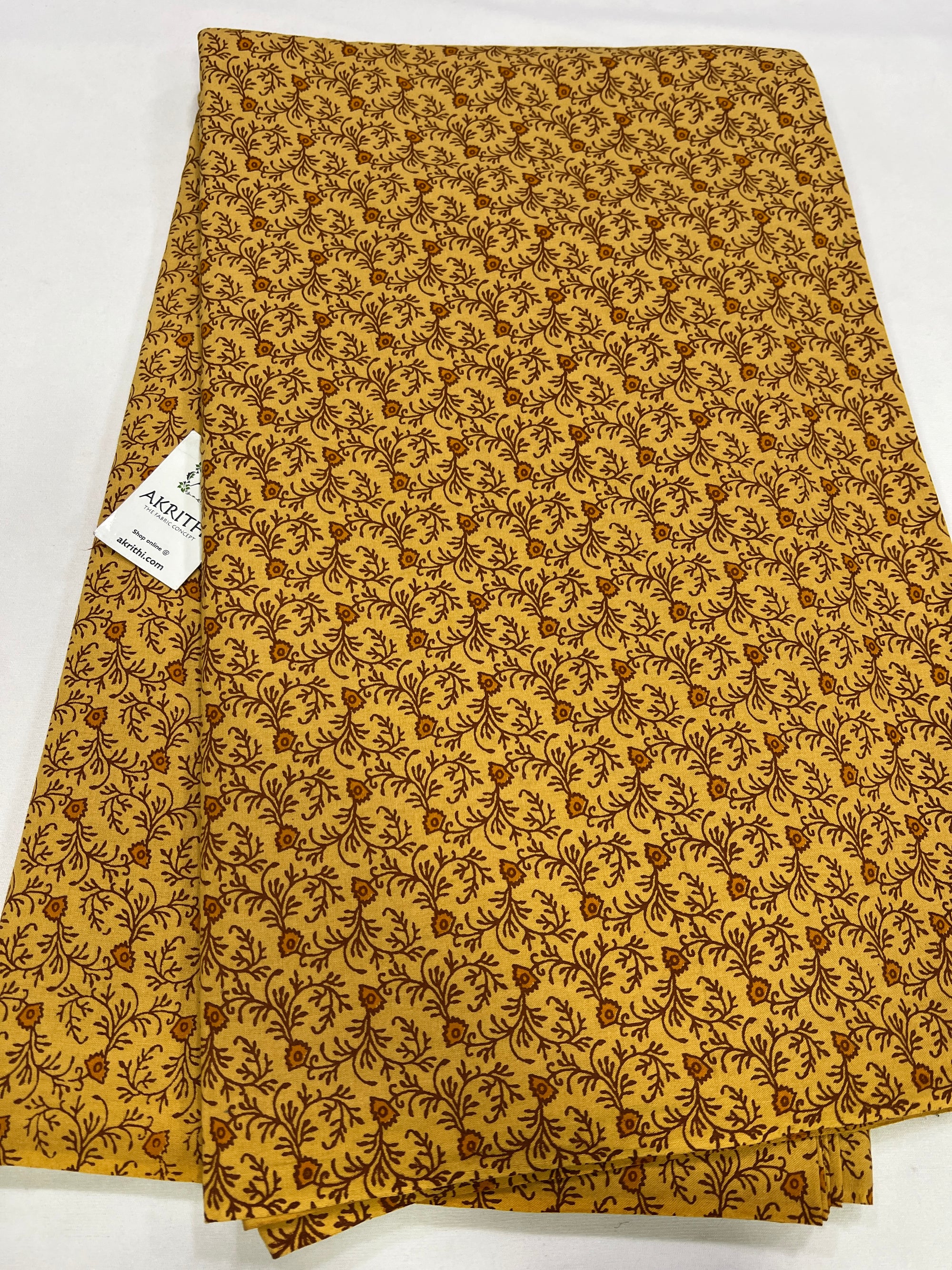 Printed pure cotton fabric