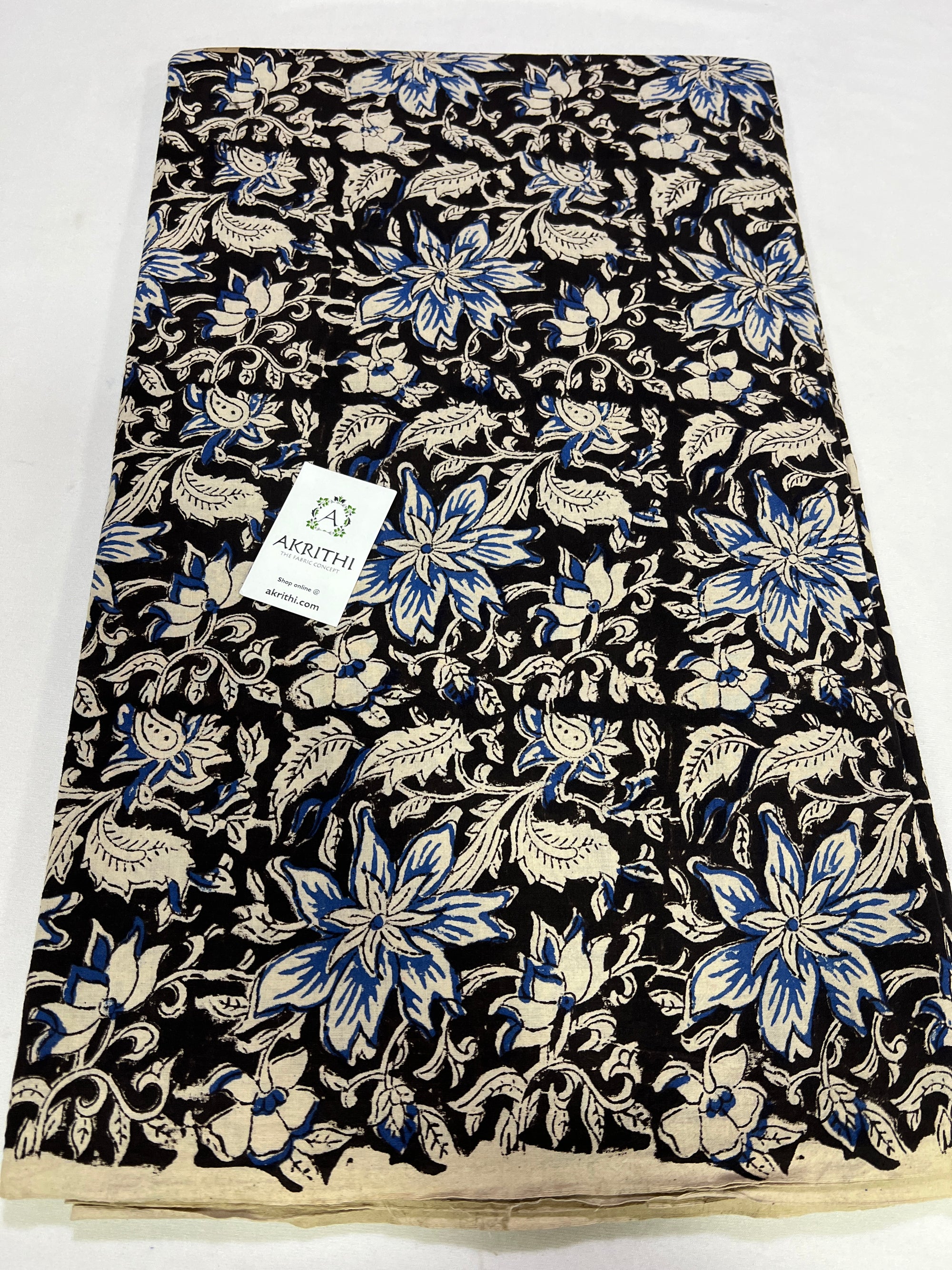 Hand block Printed pure cotton fabric
