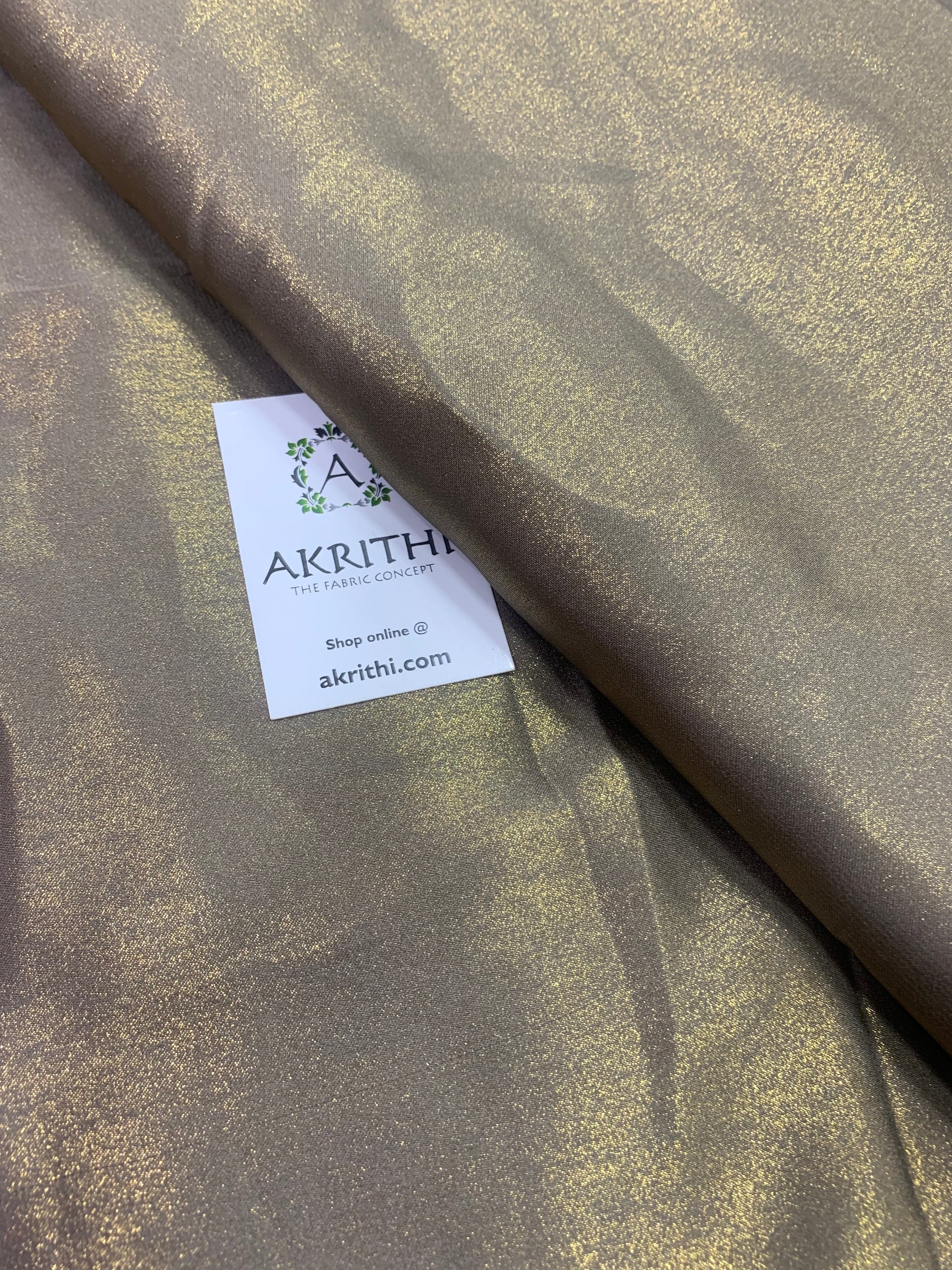 Foil georgette fabric