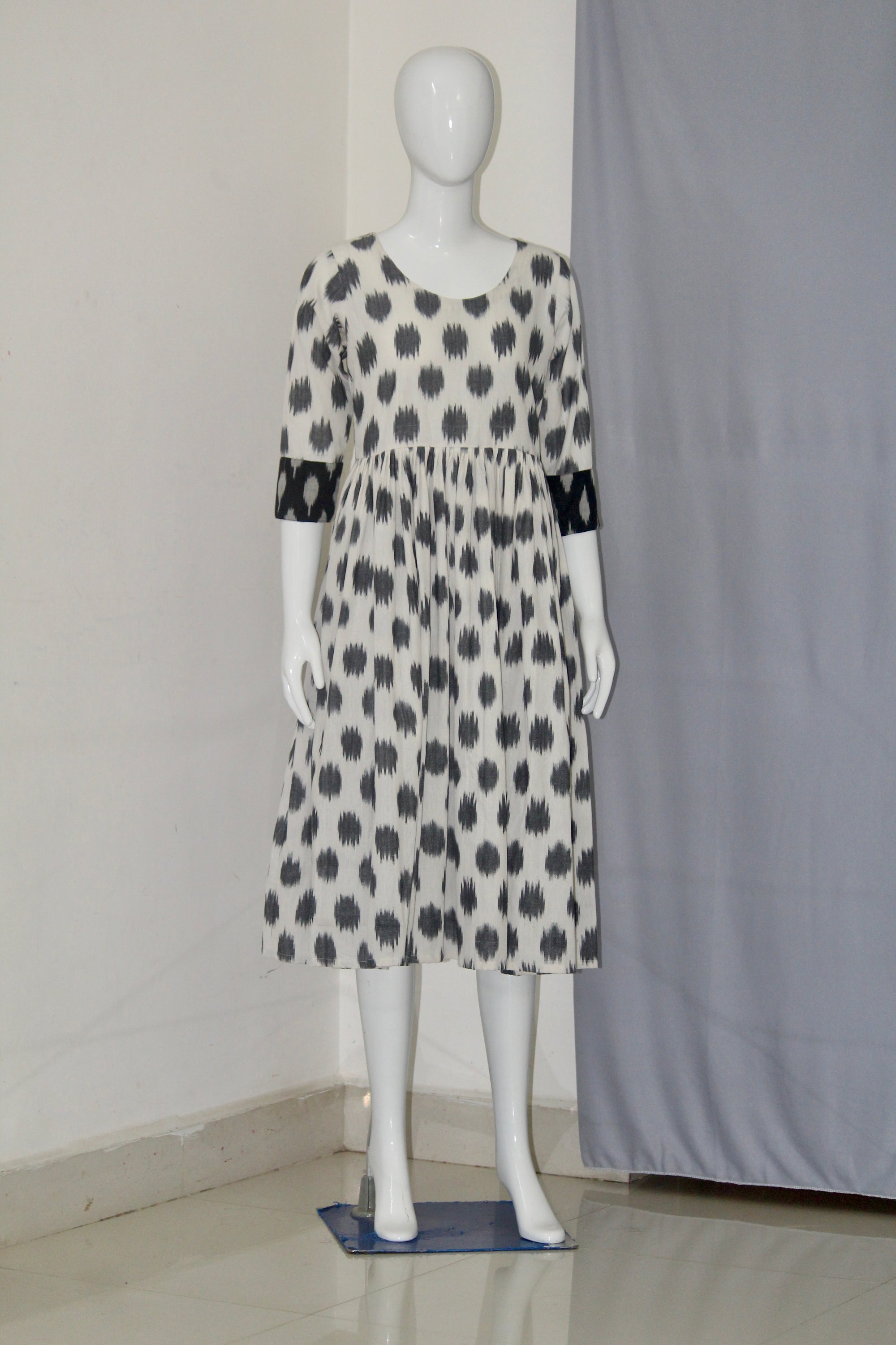 Pure cotton ikat dress