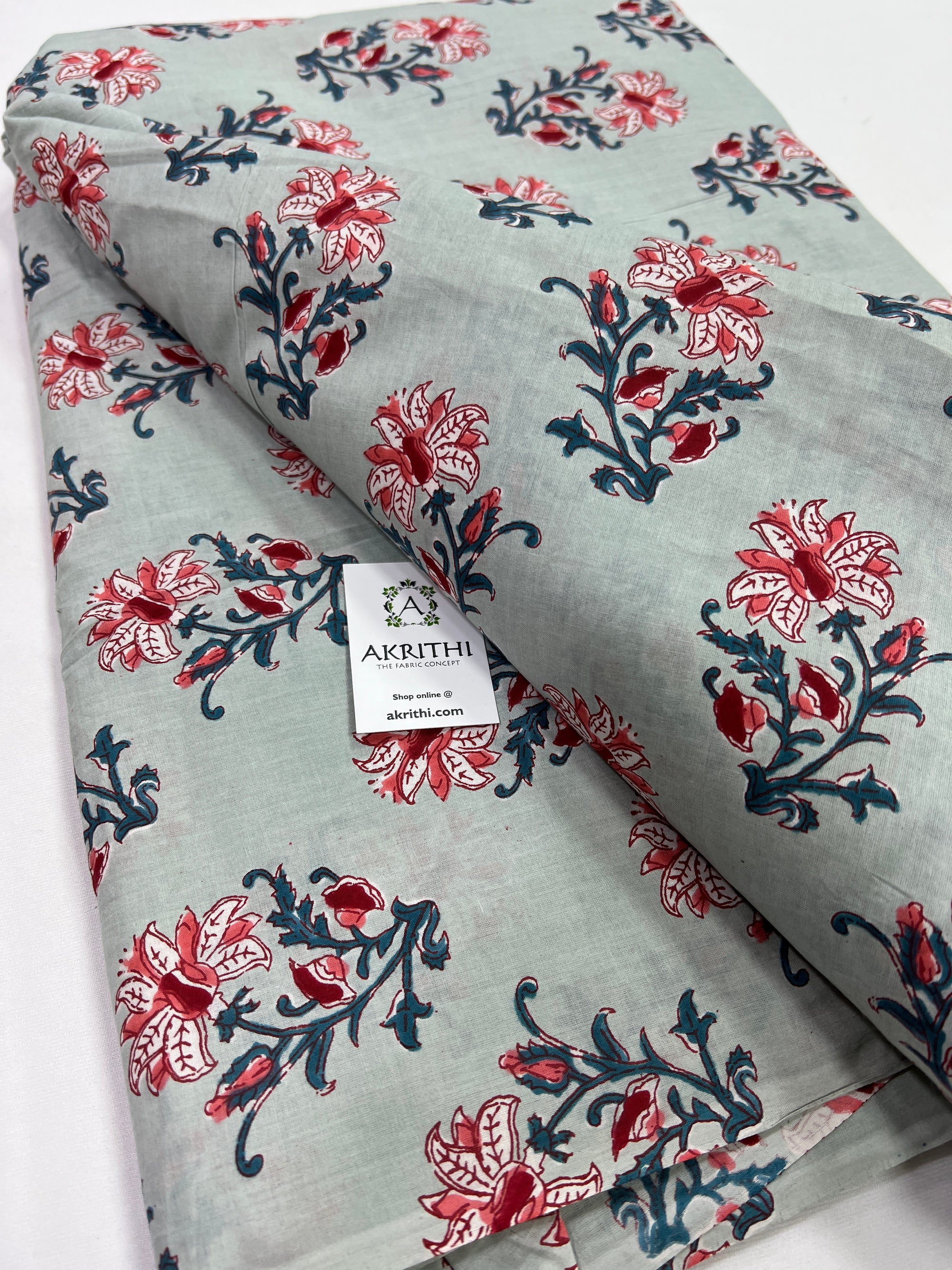 Printed pure cotton fabric
