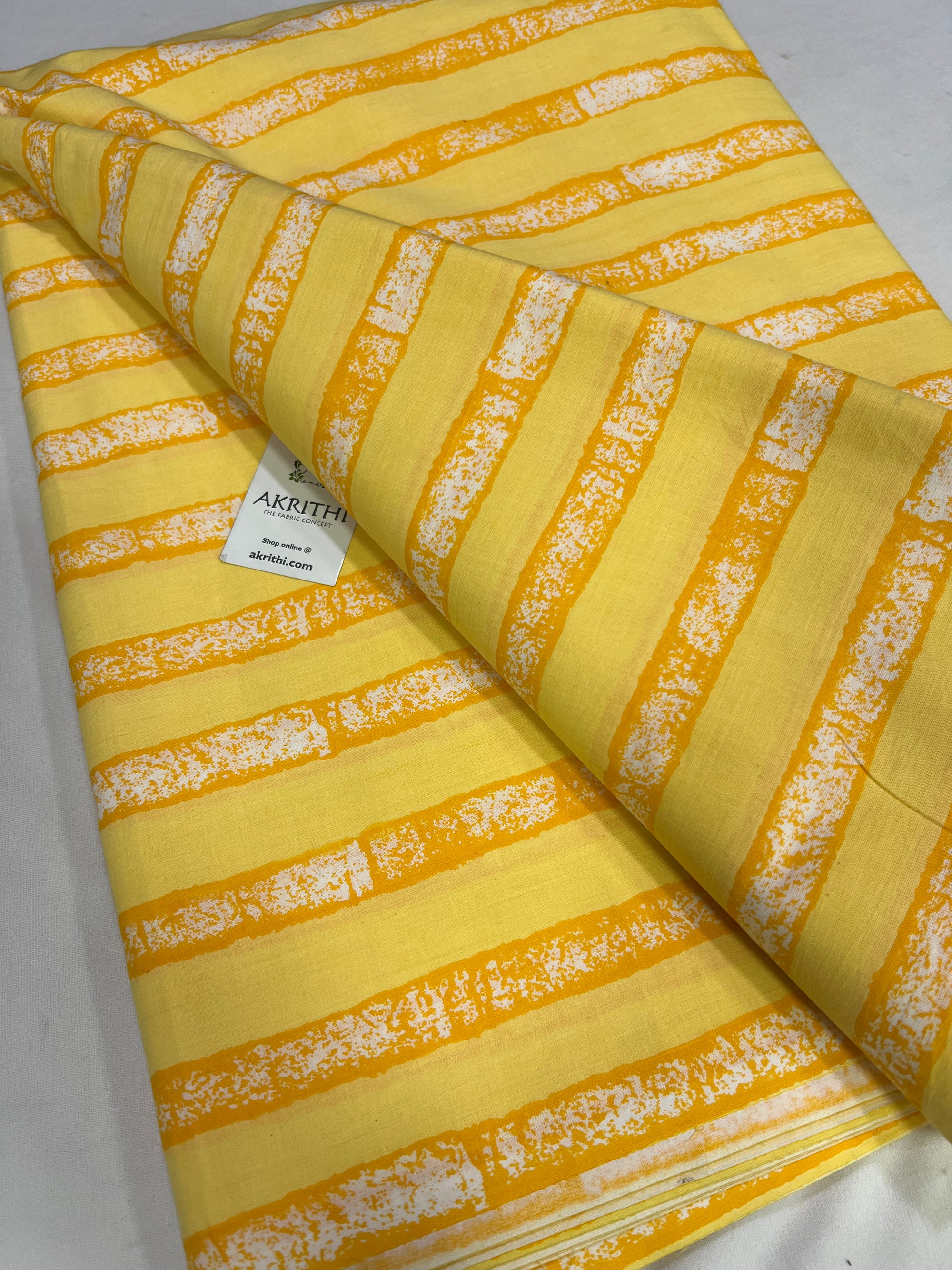 Printed pure cotton fabric