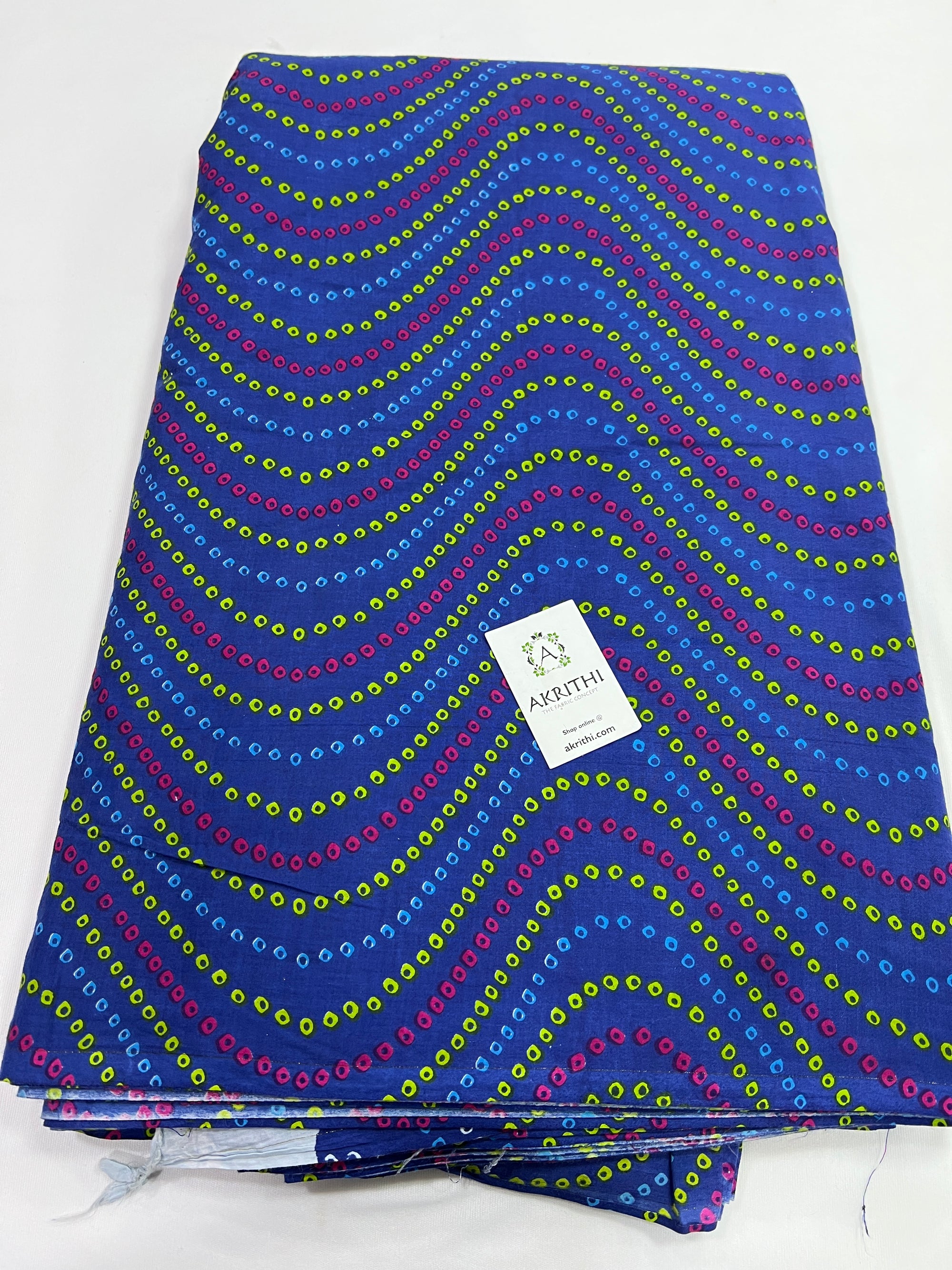 Printed pure cotton fabric