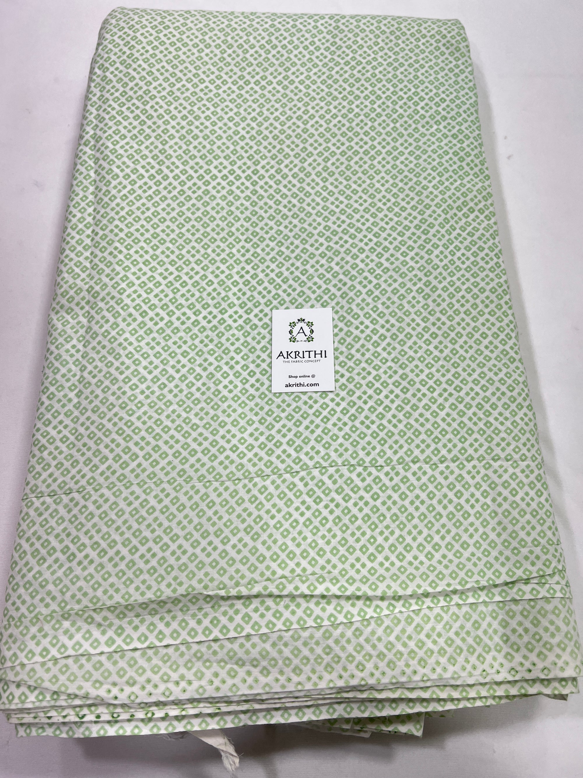 Printed pure cotton fabric